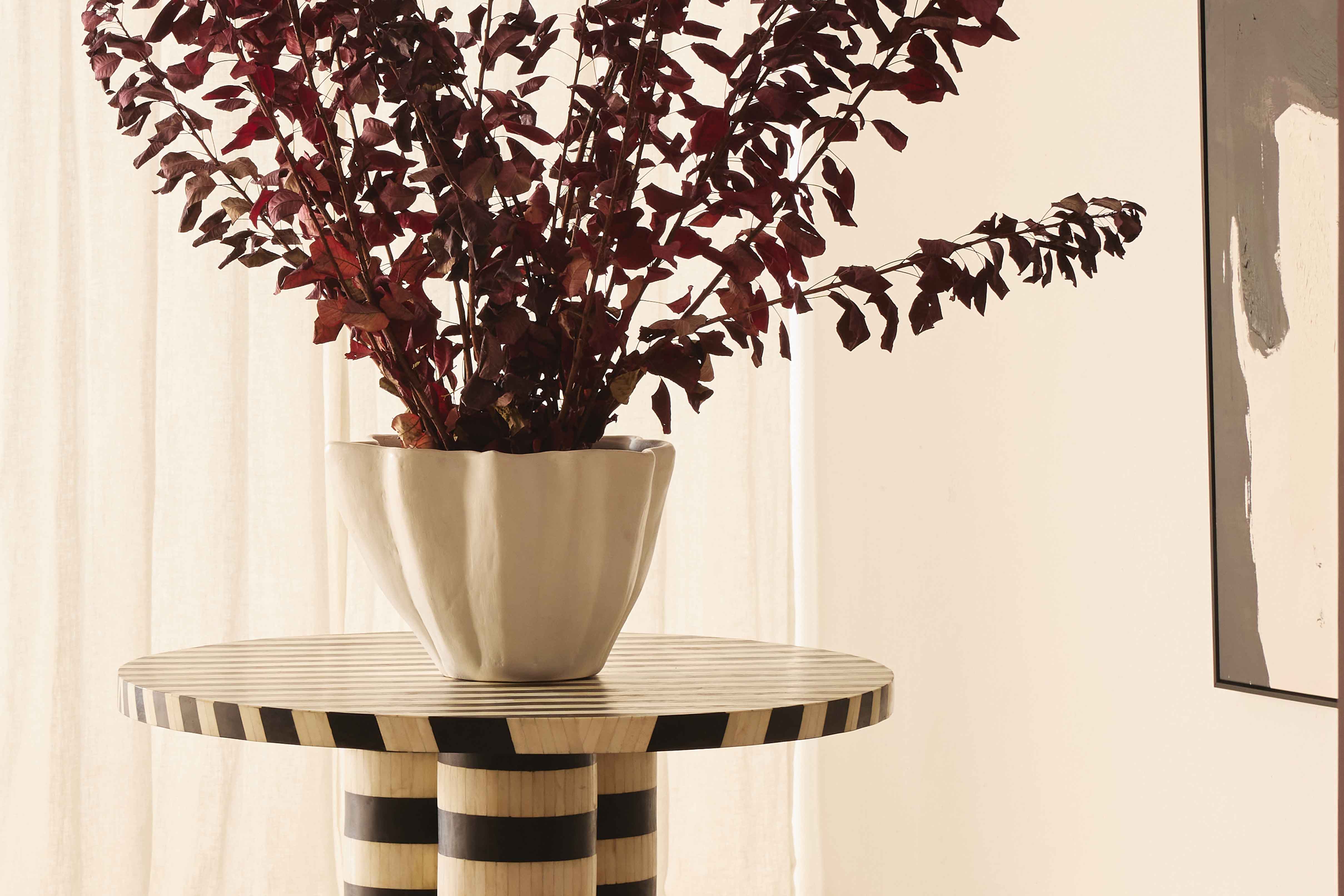 Large White Vases