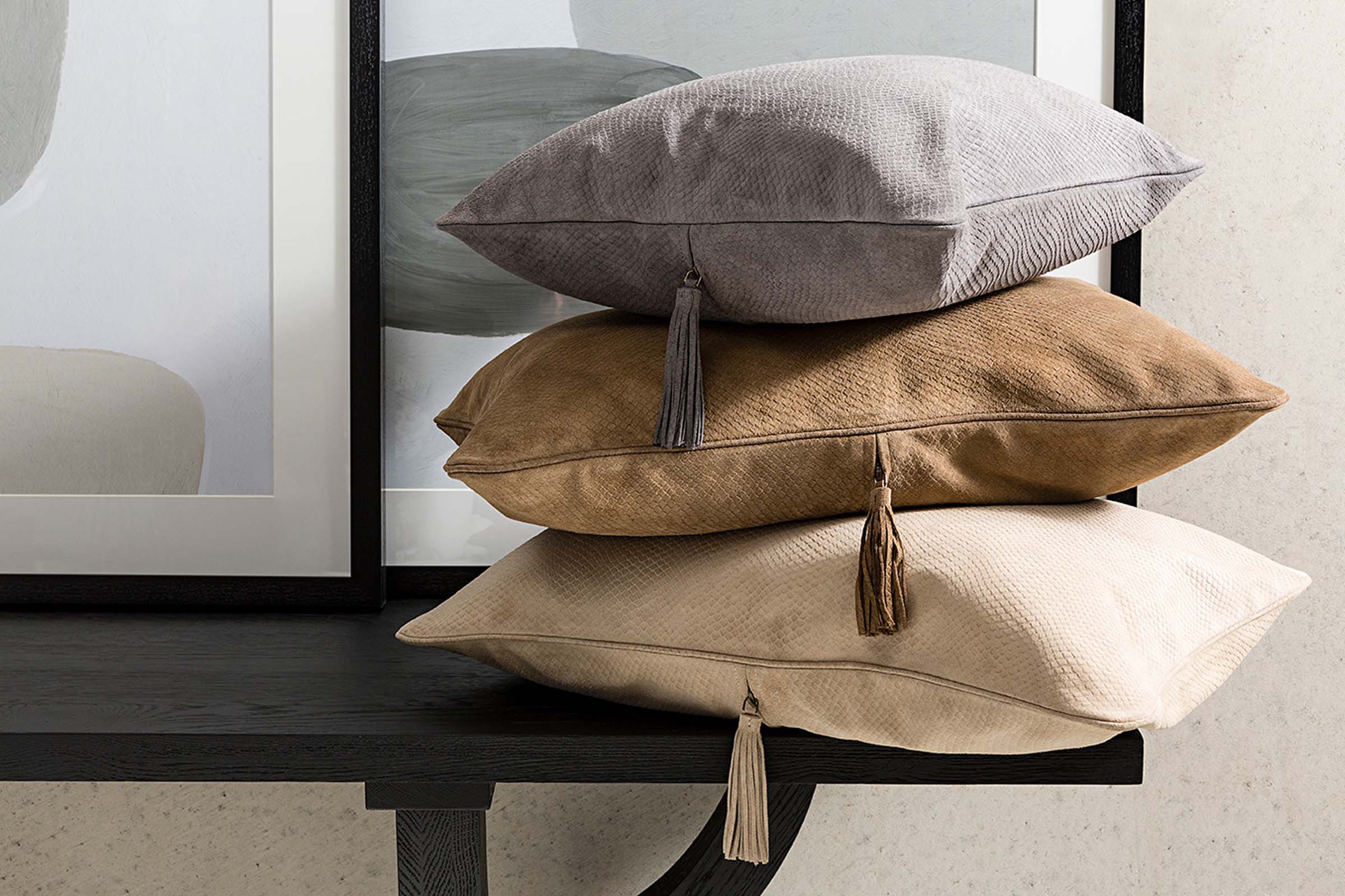 Leather Cushions