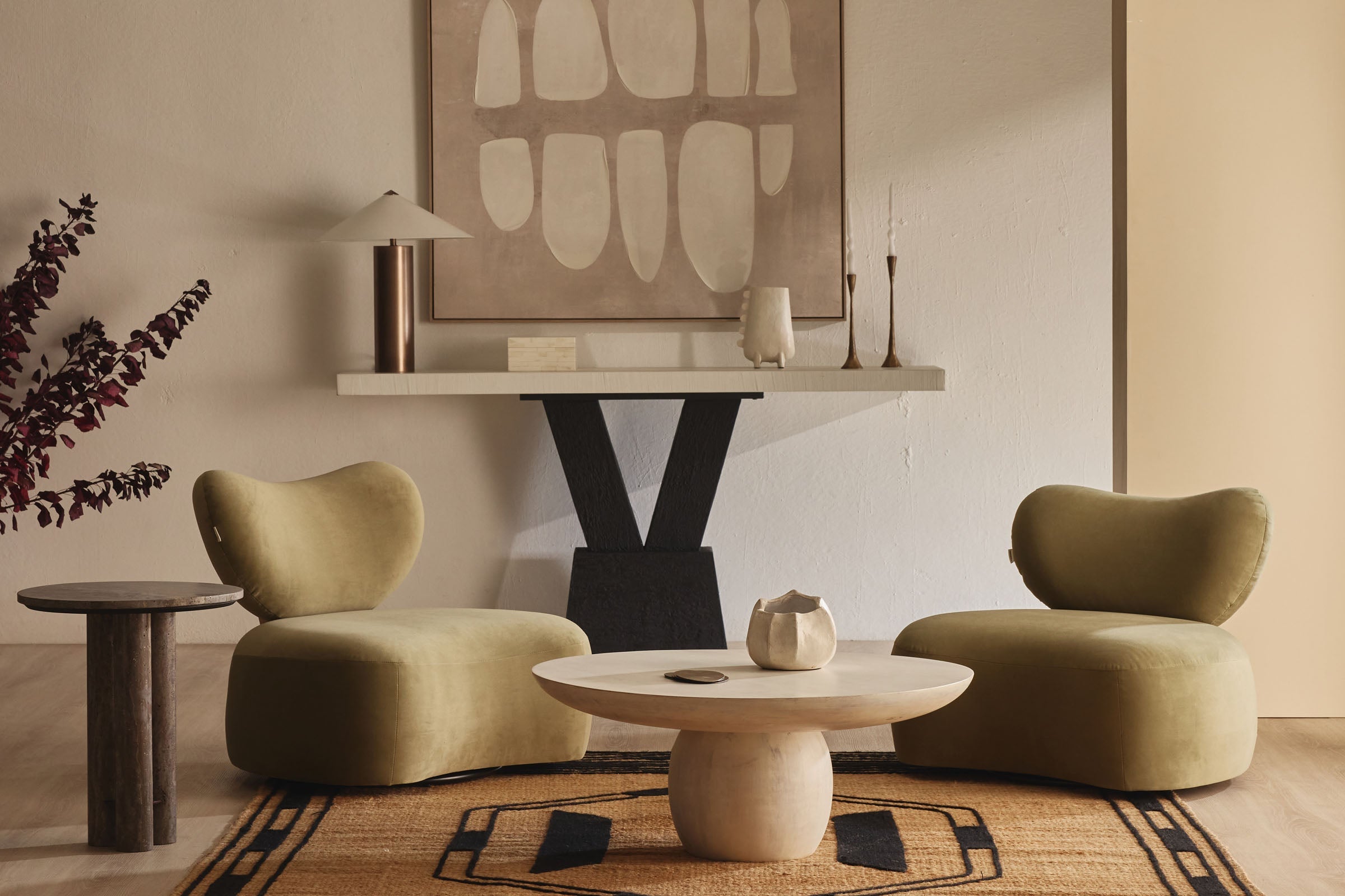 Velvet Armchairs & Lounge Chairs