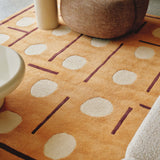 Tate Rug Gold Plum 300 x 400