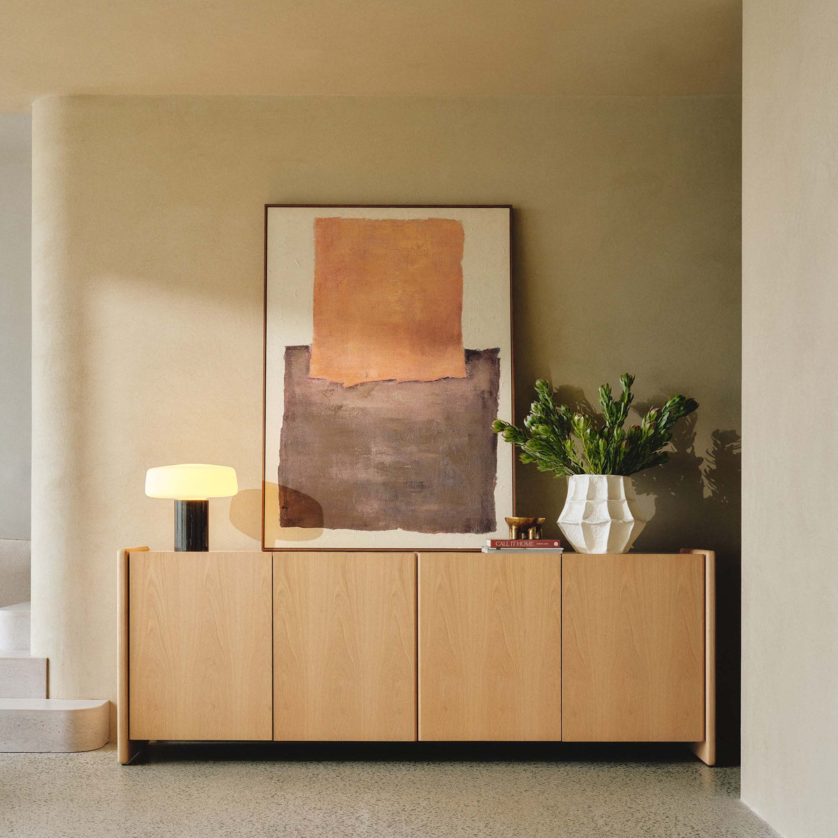 Armand Sideboard Natural Travertine