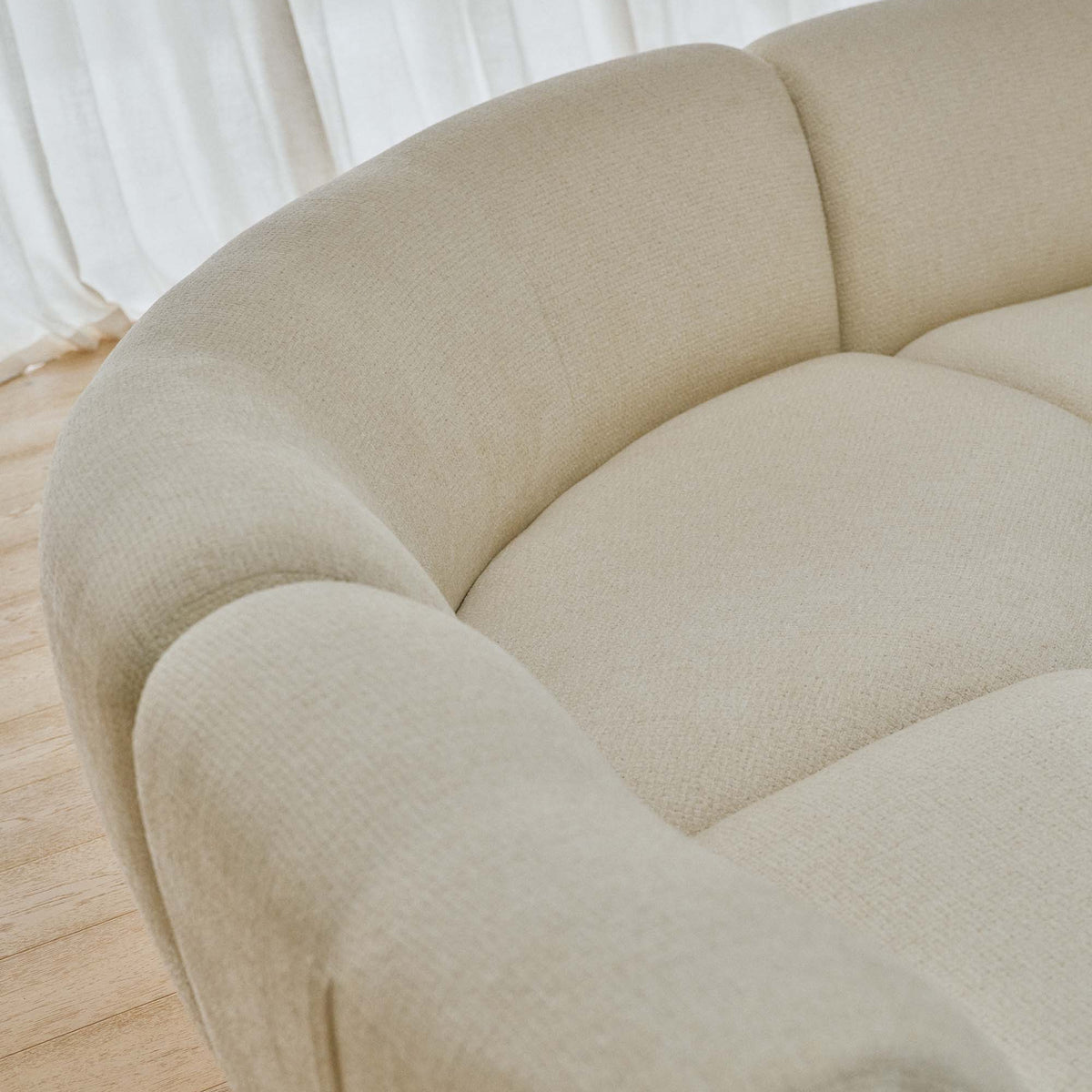 Casen Modular Sofa 4 Seat Corner Clotted Cream