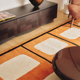 Esme Rug Orange Black 200 x 280
