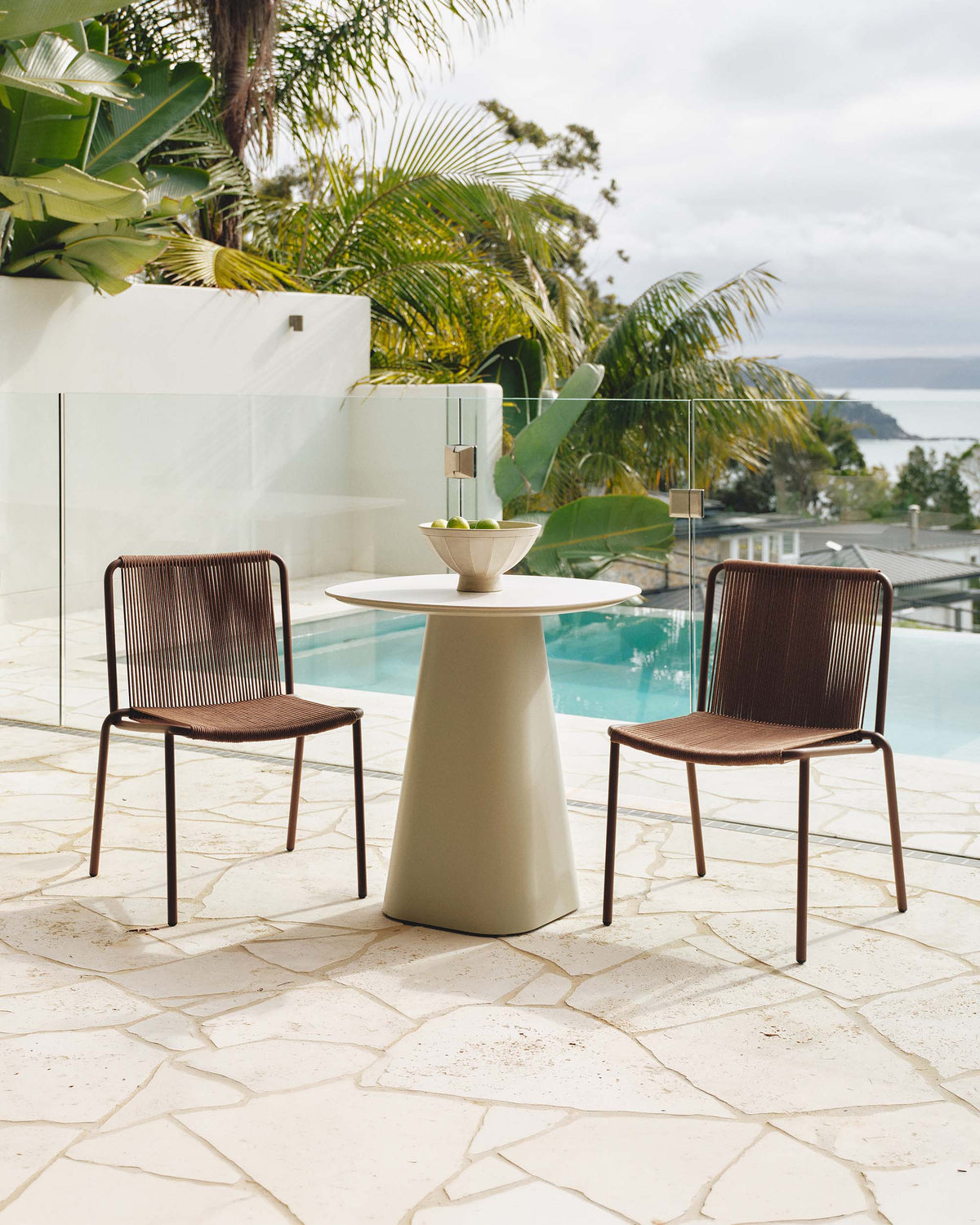 Alessi Outdoor Dining Chair Umber Veil