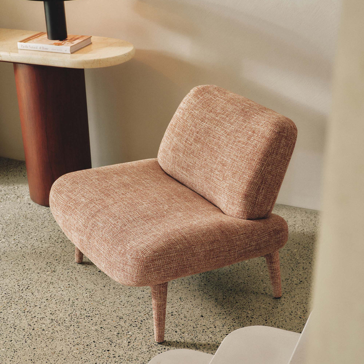 River Occasional Chair Muted Peony