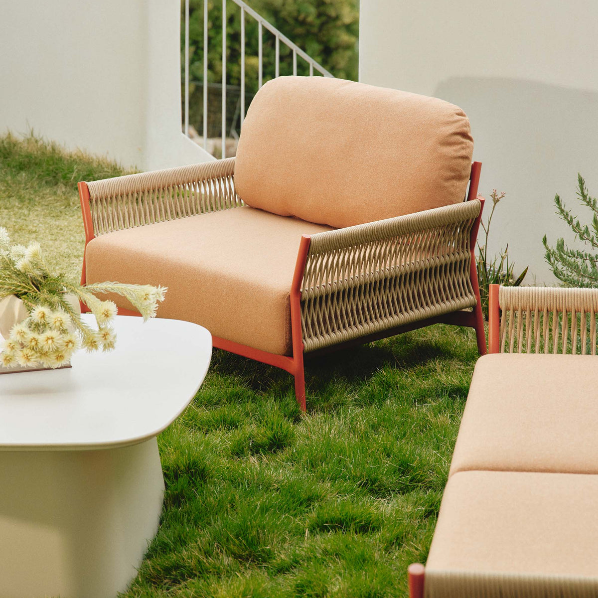 Corvo Outdoor Occasional Chair Russet