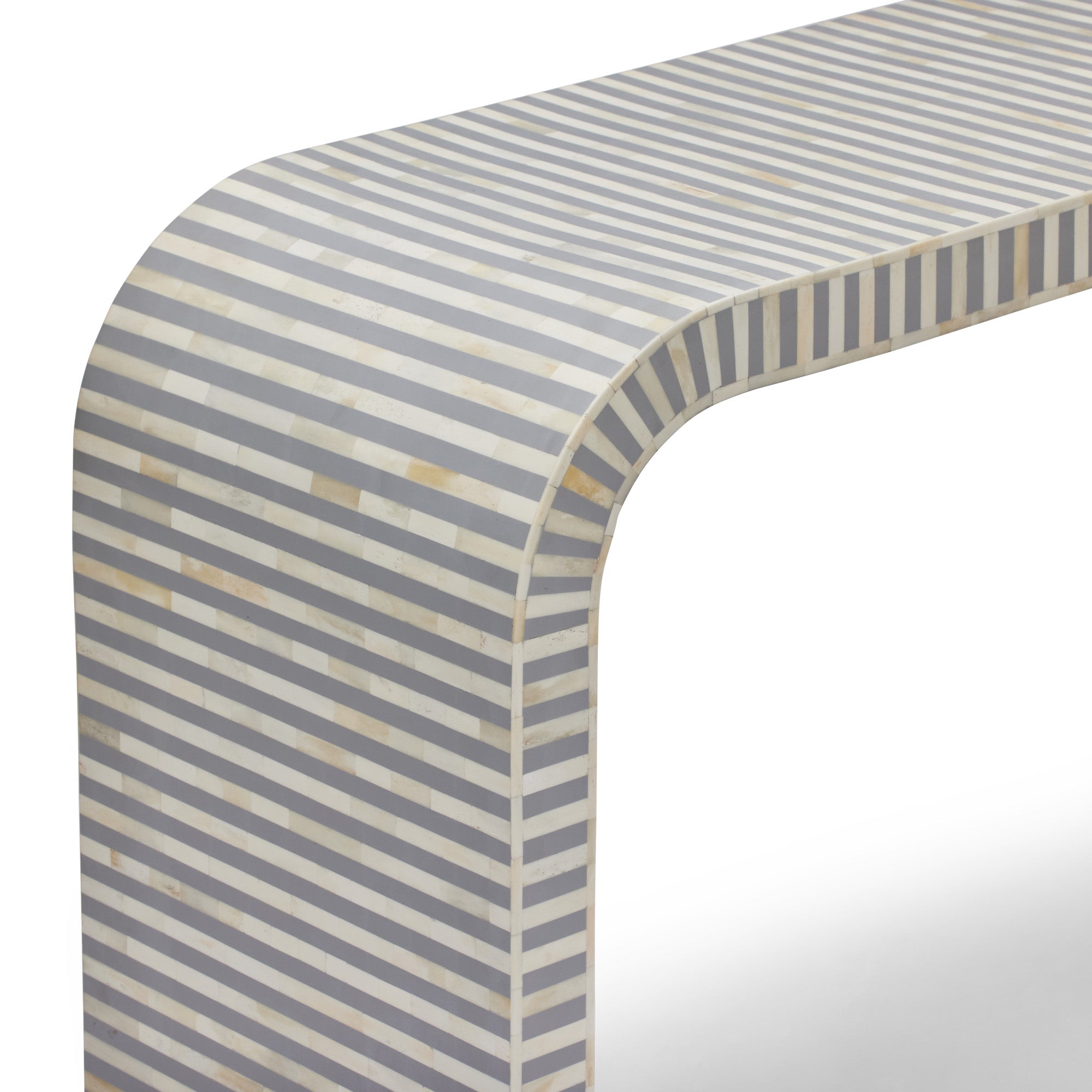 Lennox Bone Inlay Console Grey