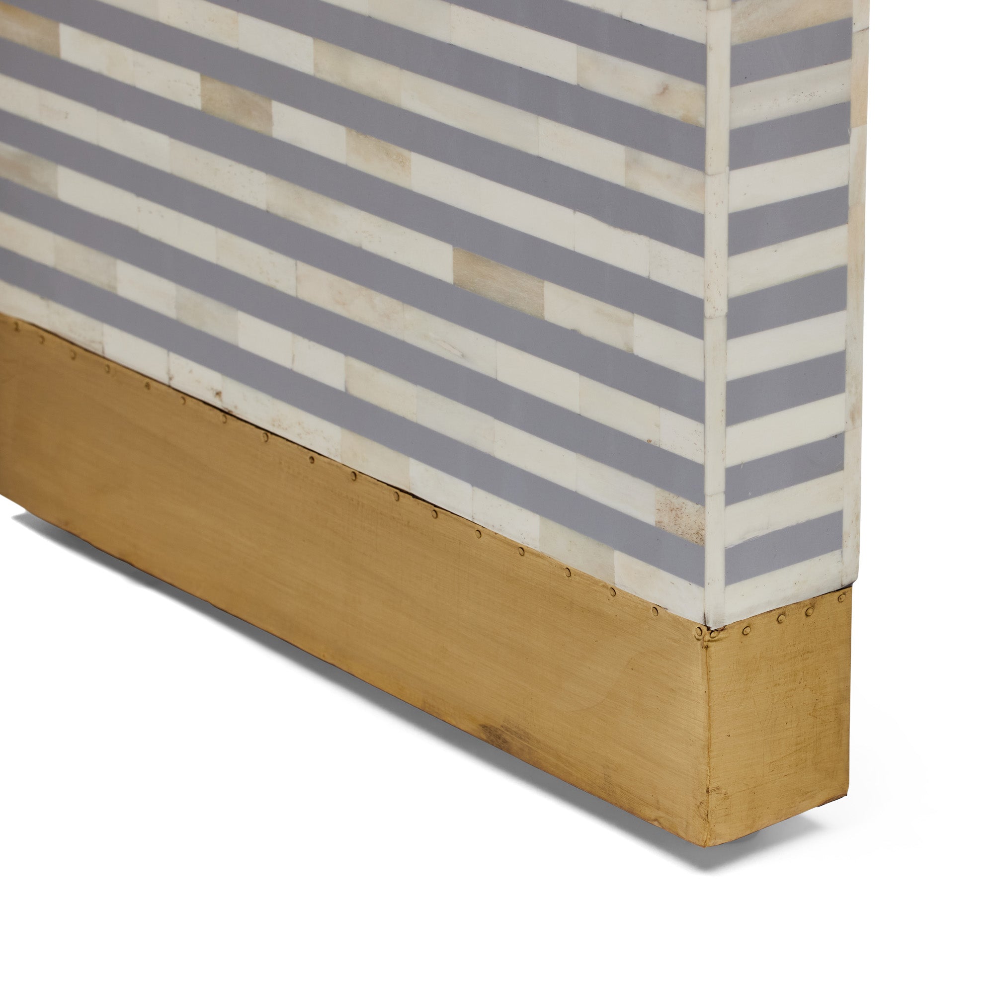 Lennox Bone Inlay Console Grey