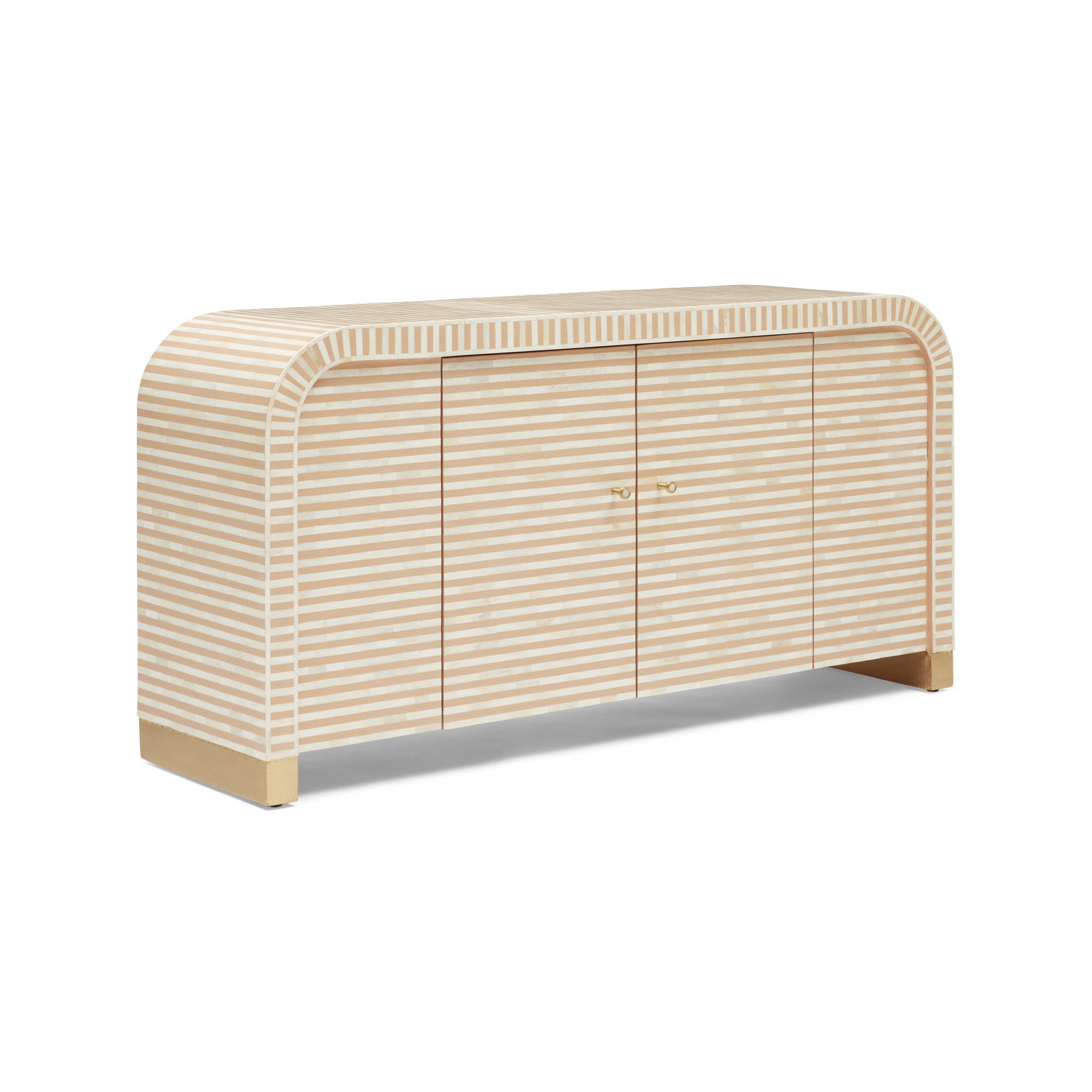 Hugo Bone Inlay Sideboard Almond