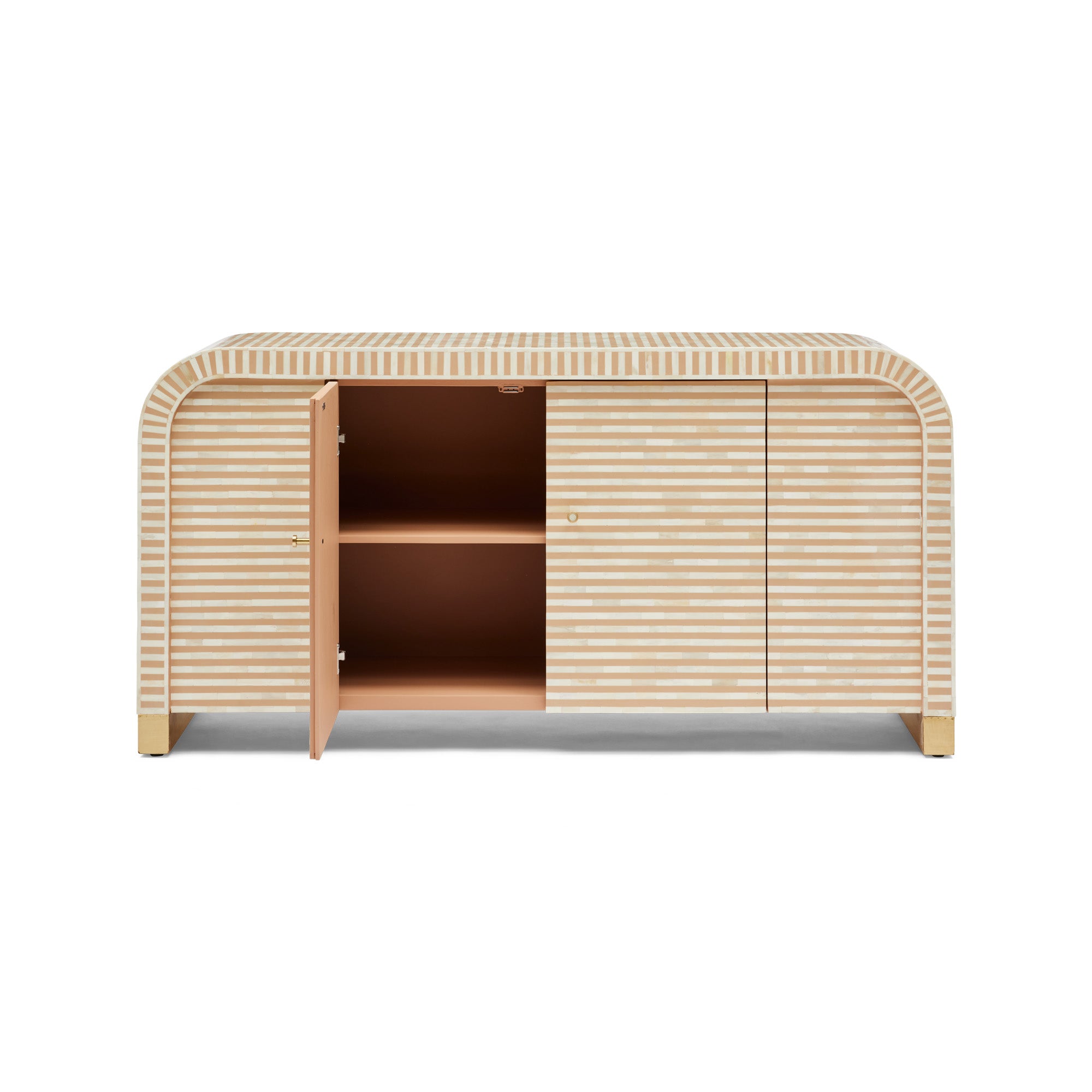 Hugo Bone Inlay Sideboard Almond