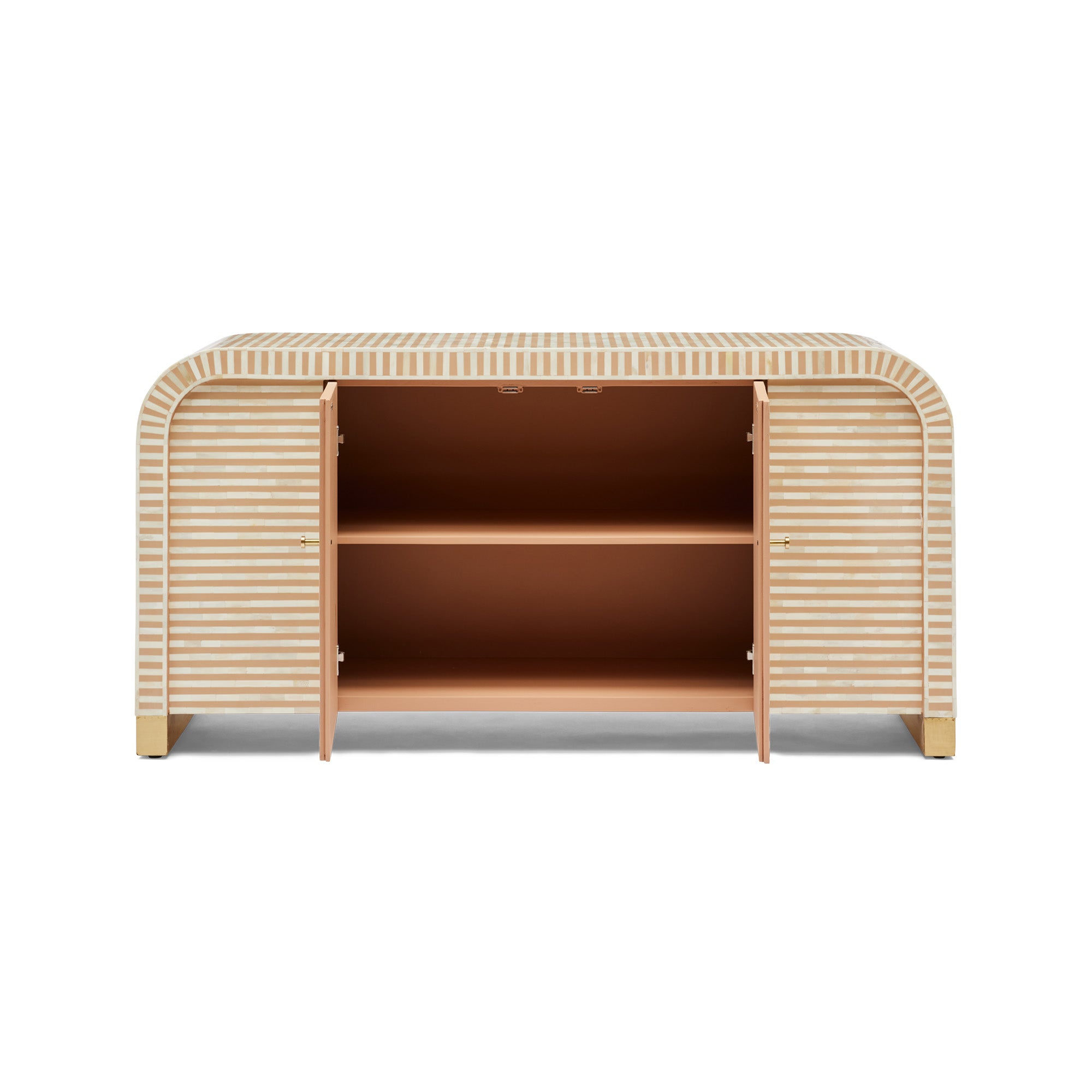 Hugo Bone Inlay Sideboard Almond