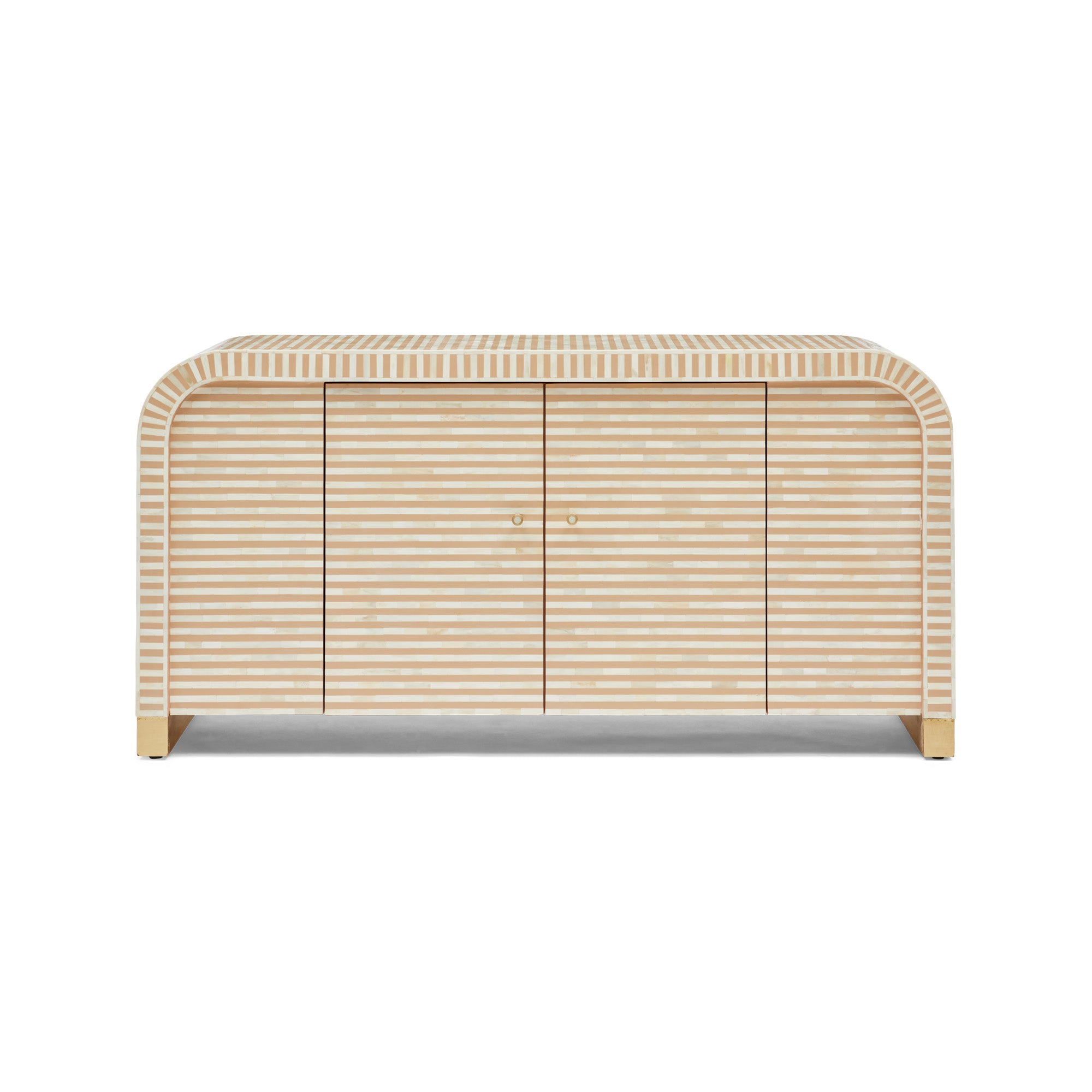 Hugo Bone Inlay Sideboard Almond