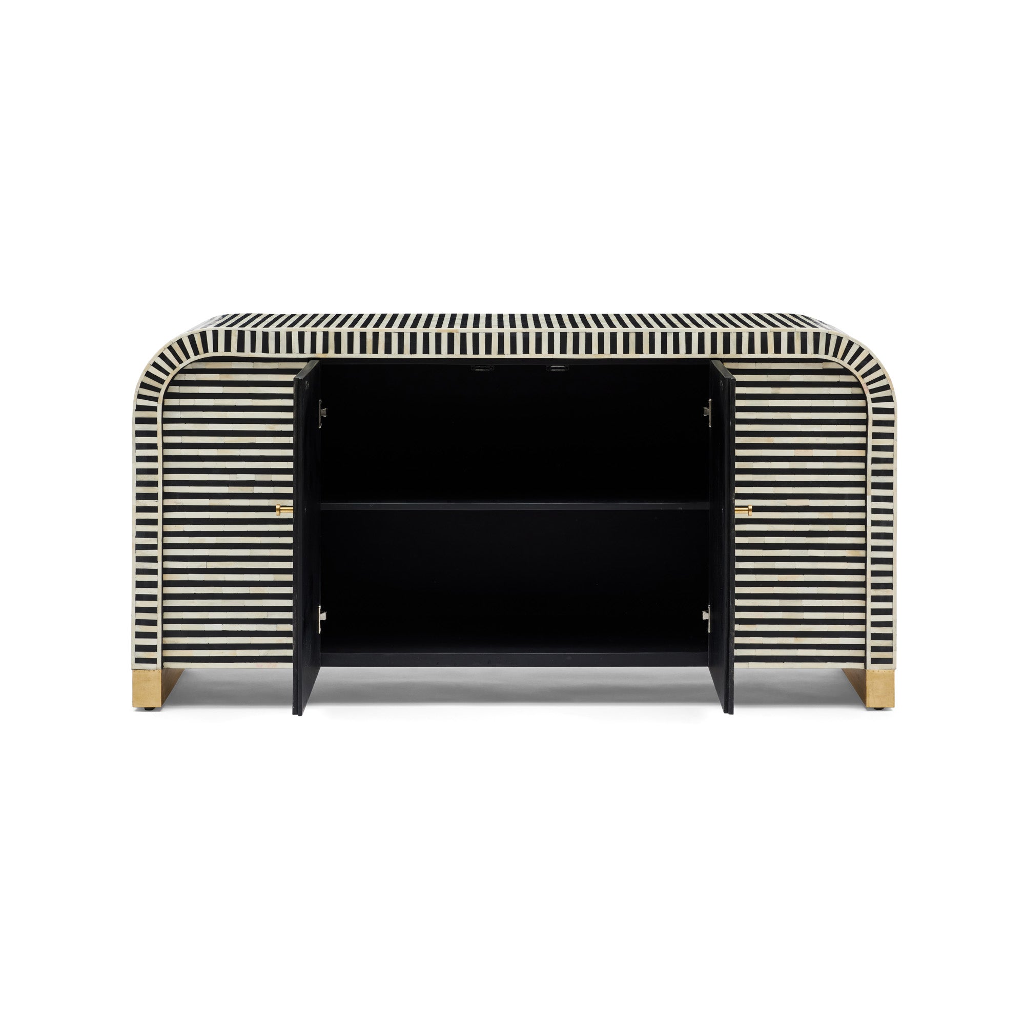 Hugo Bone Inlay Sideboard Black