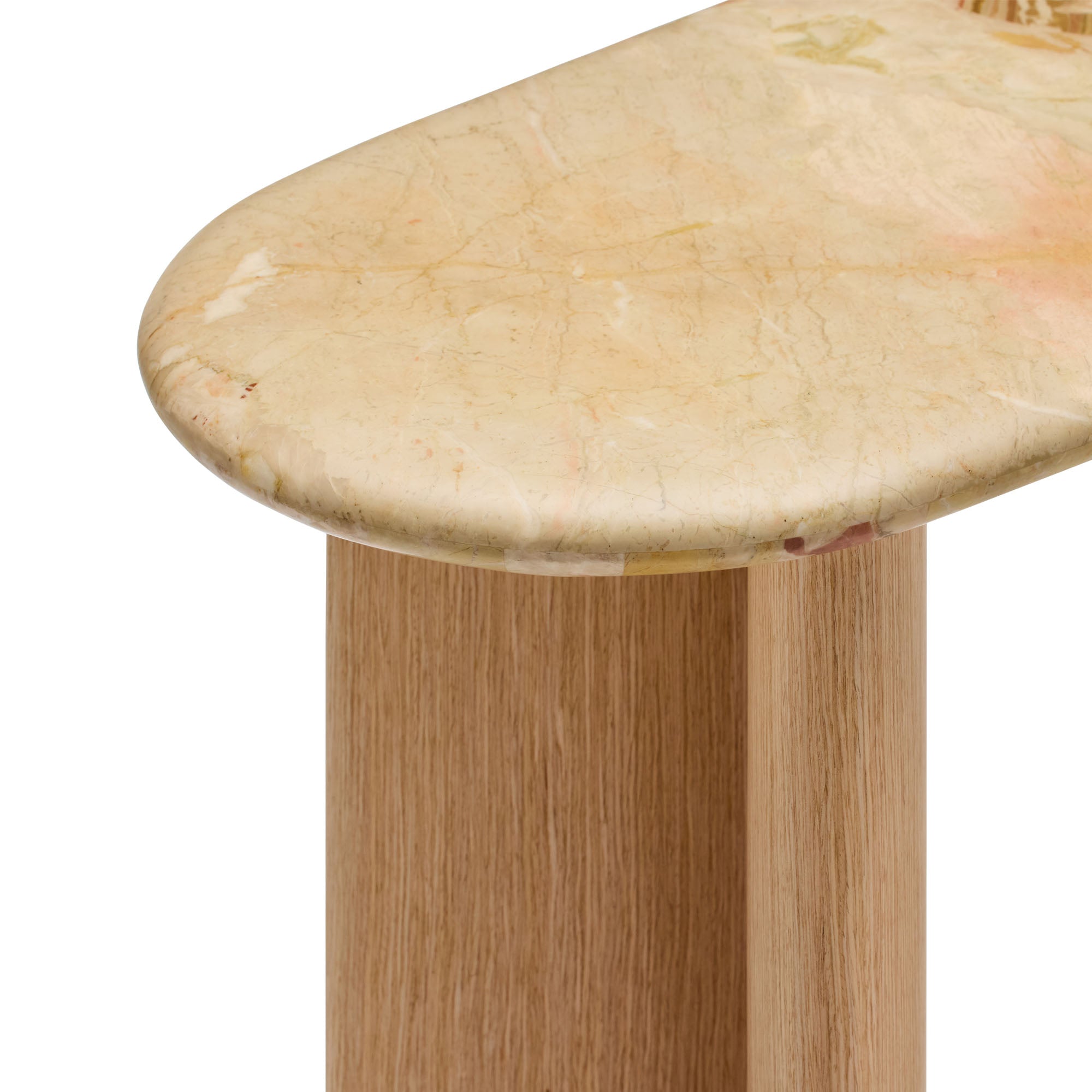 Hallie Console Aurora Marble