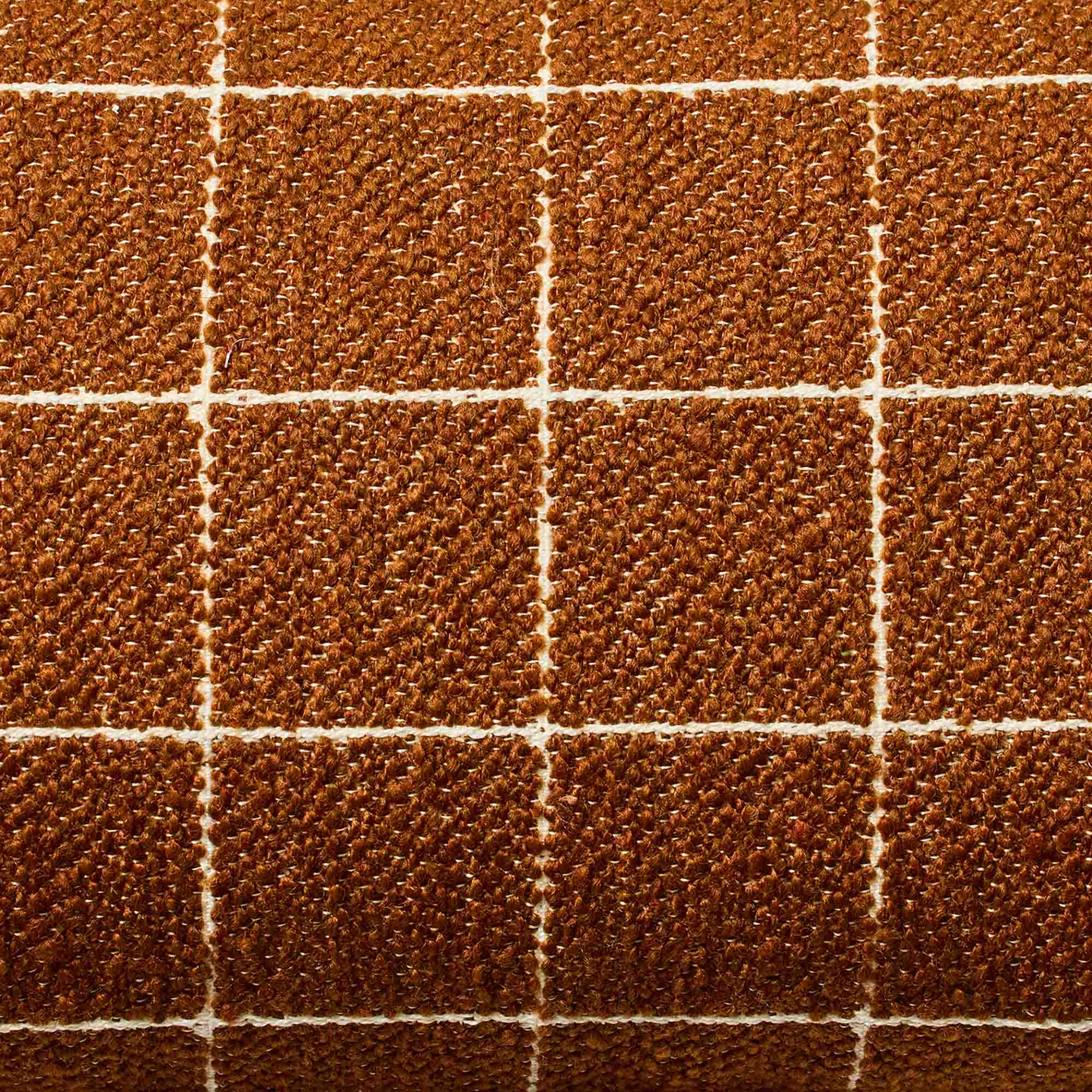 Terracotta Grid Cushion 30 x 60