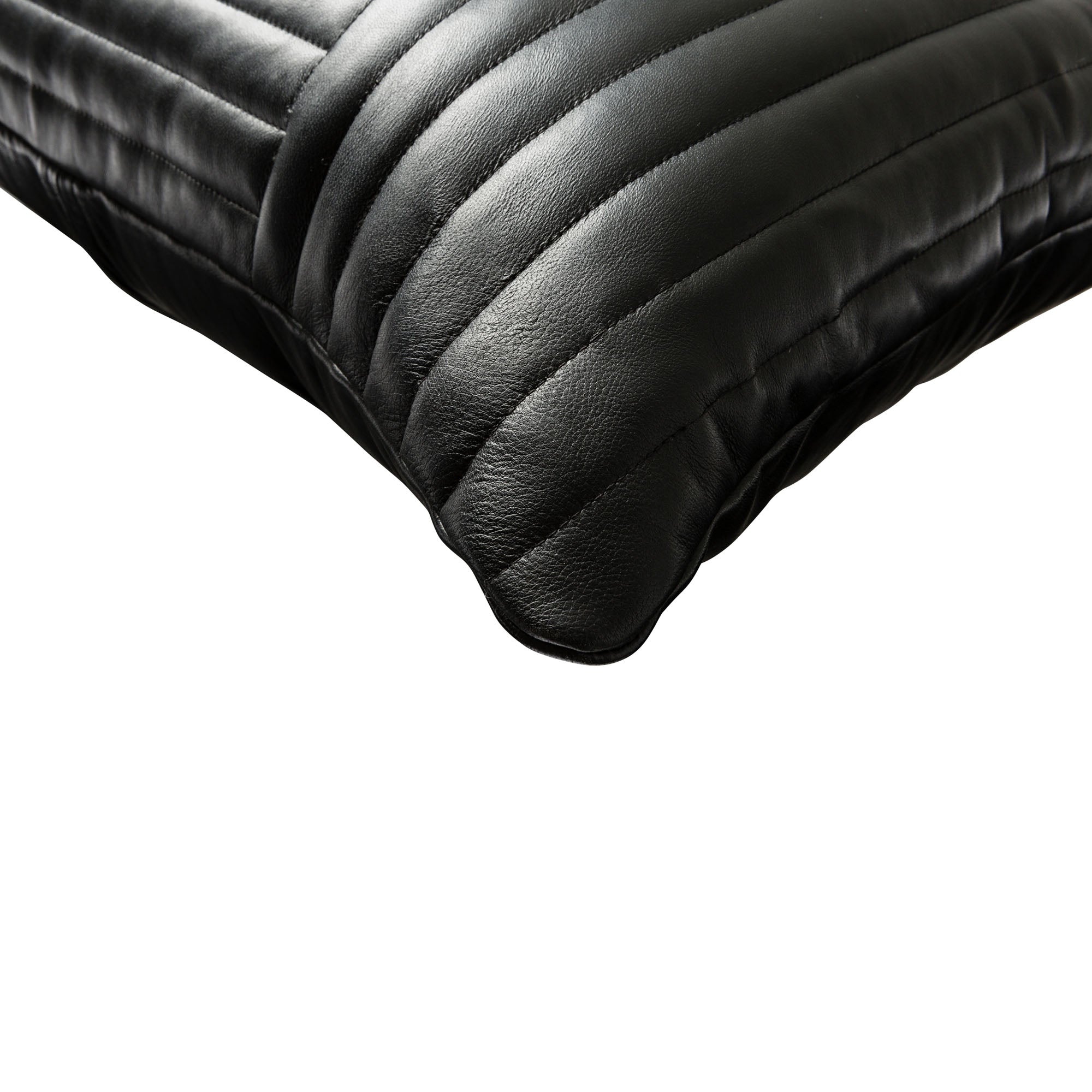 Cuero Leather Cushion Black 60x40