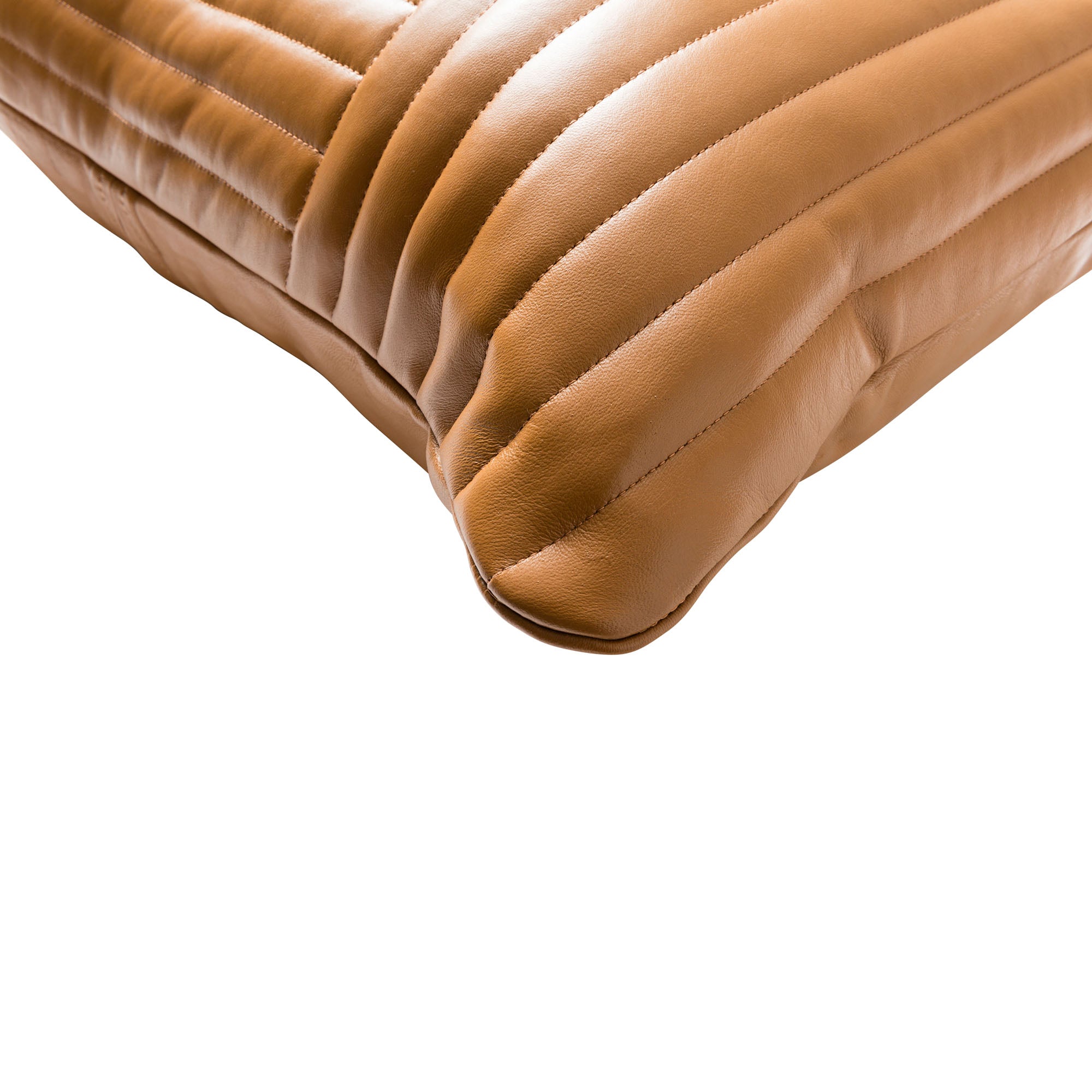 Cuero Leather Cushion Tan 60x40