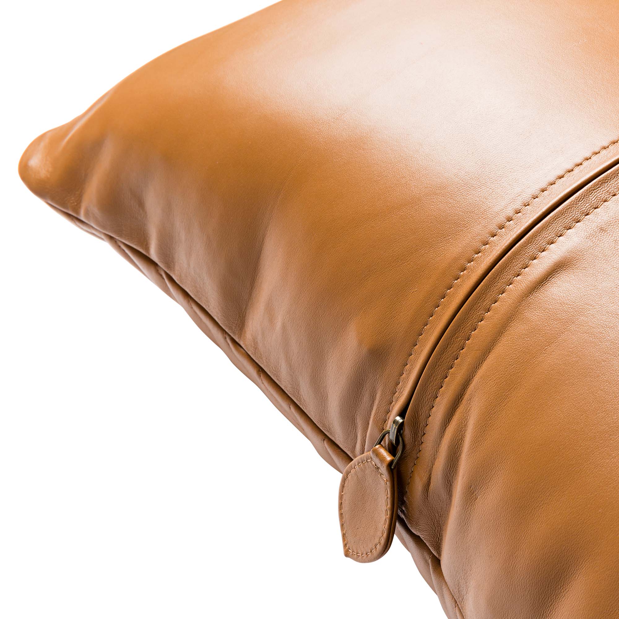 Cuero Leather Cushion Tan 60x40