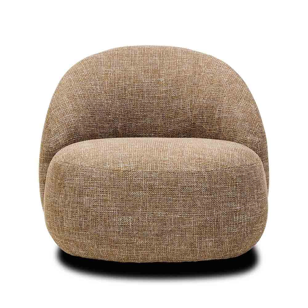 Bronn Swivel Chair Caramel Husk