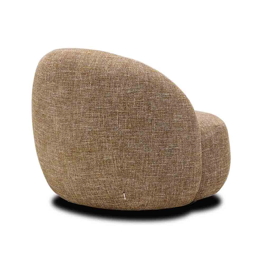 Bronn Swivel Chair Caramel Husk