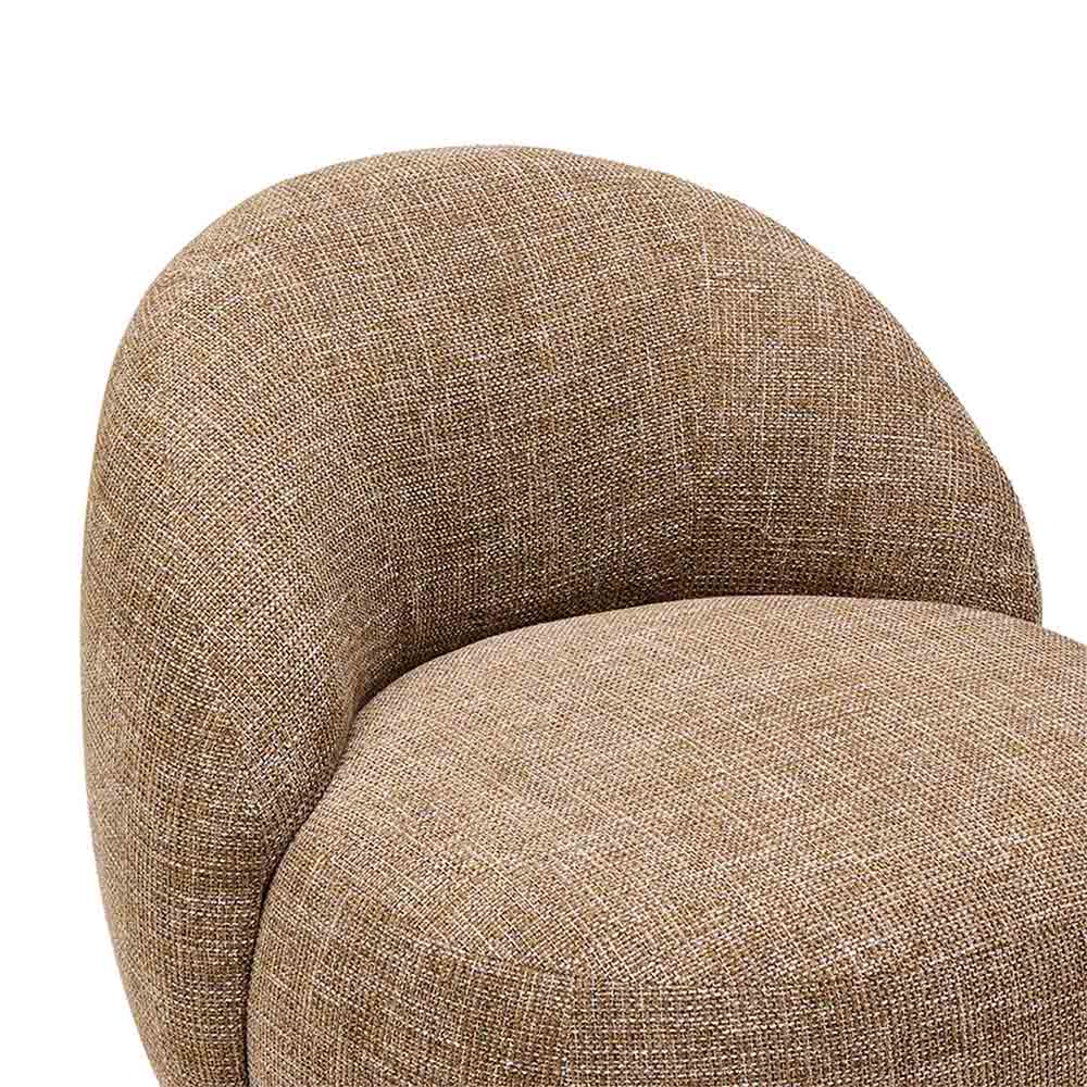 Bronn Swivel Chair Caramel Husk