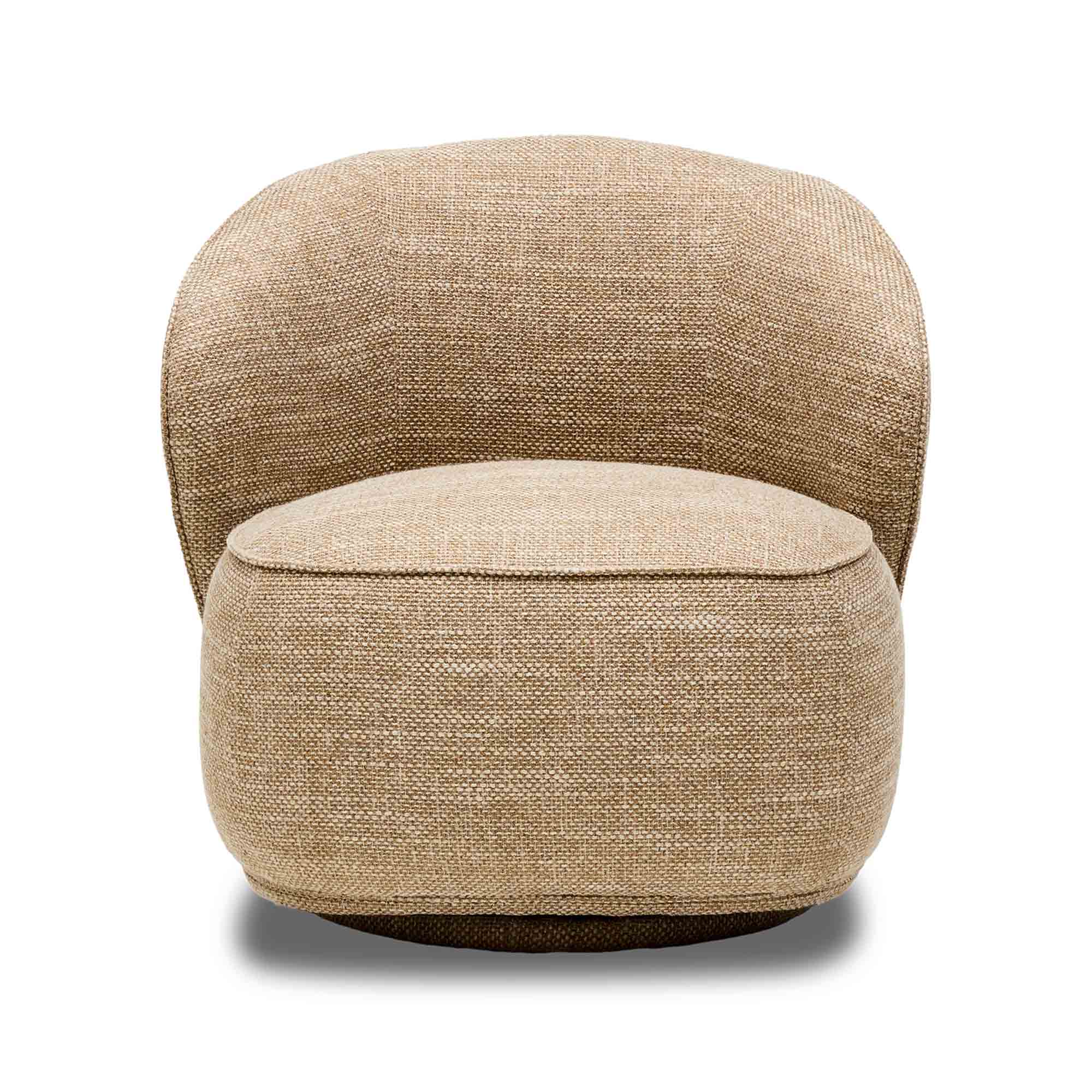 Saskia Swivel Chair Woodsmoke