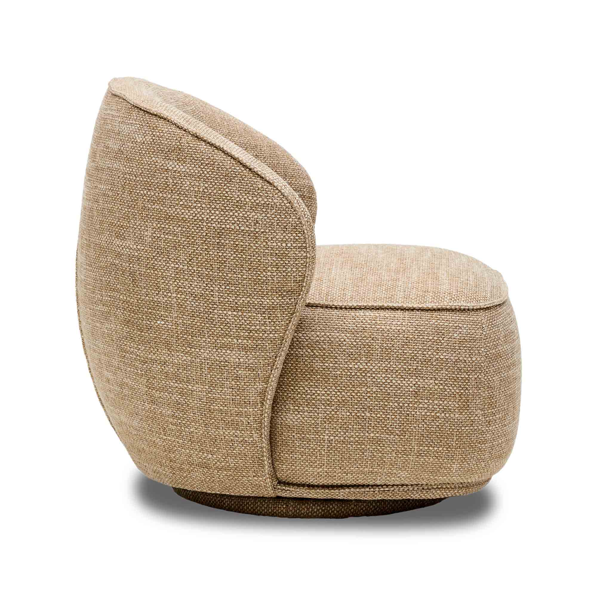 Saskia Swivel Chair Woodsmoke