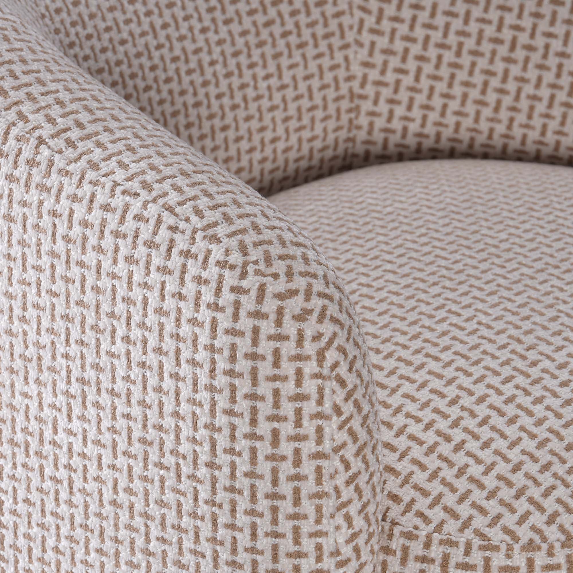 Cora Swivel Chair Cloudstone Tan