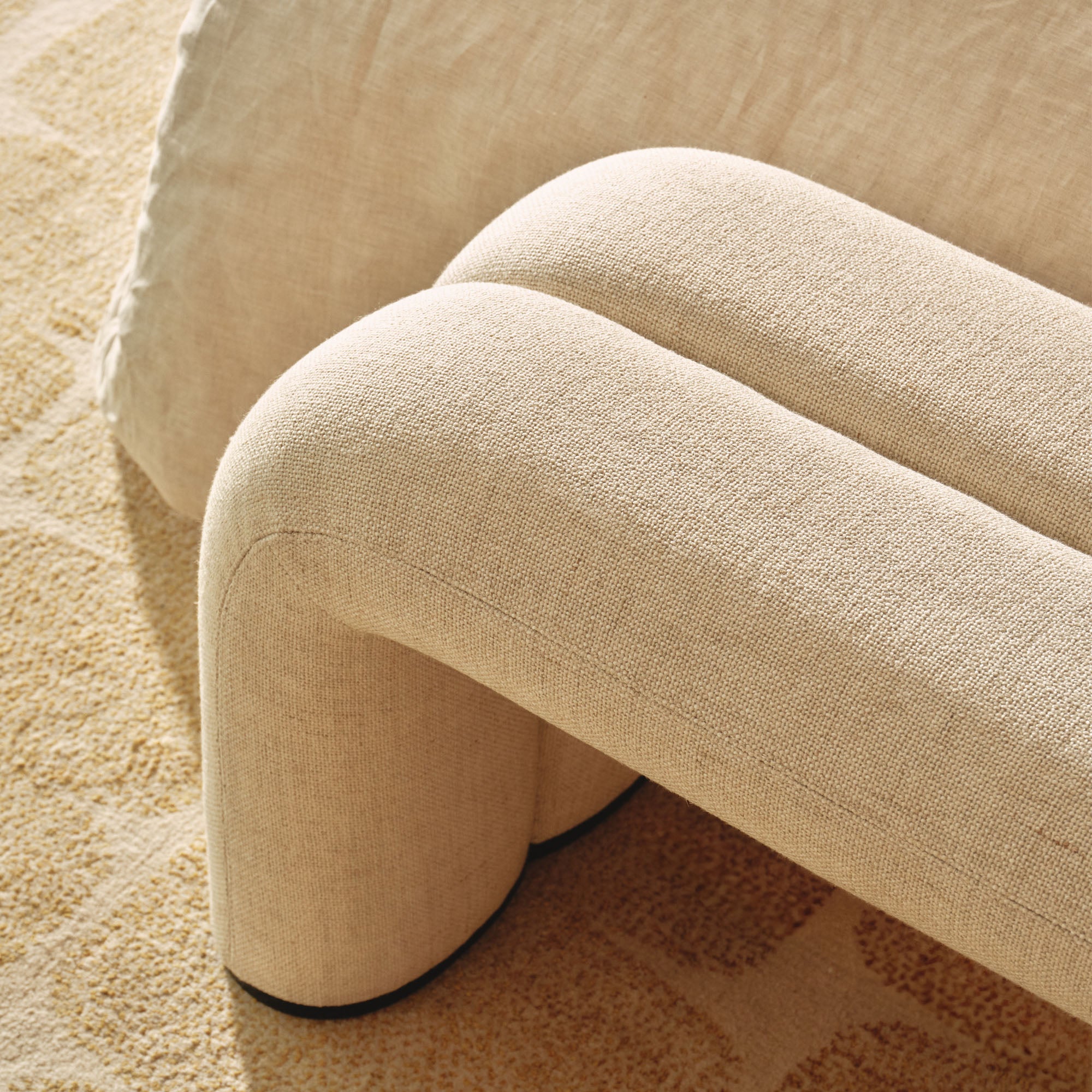 Zara Ottoman Ivory Large