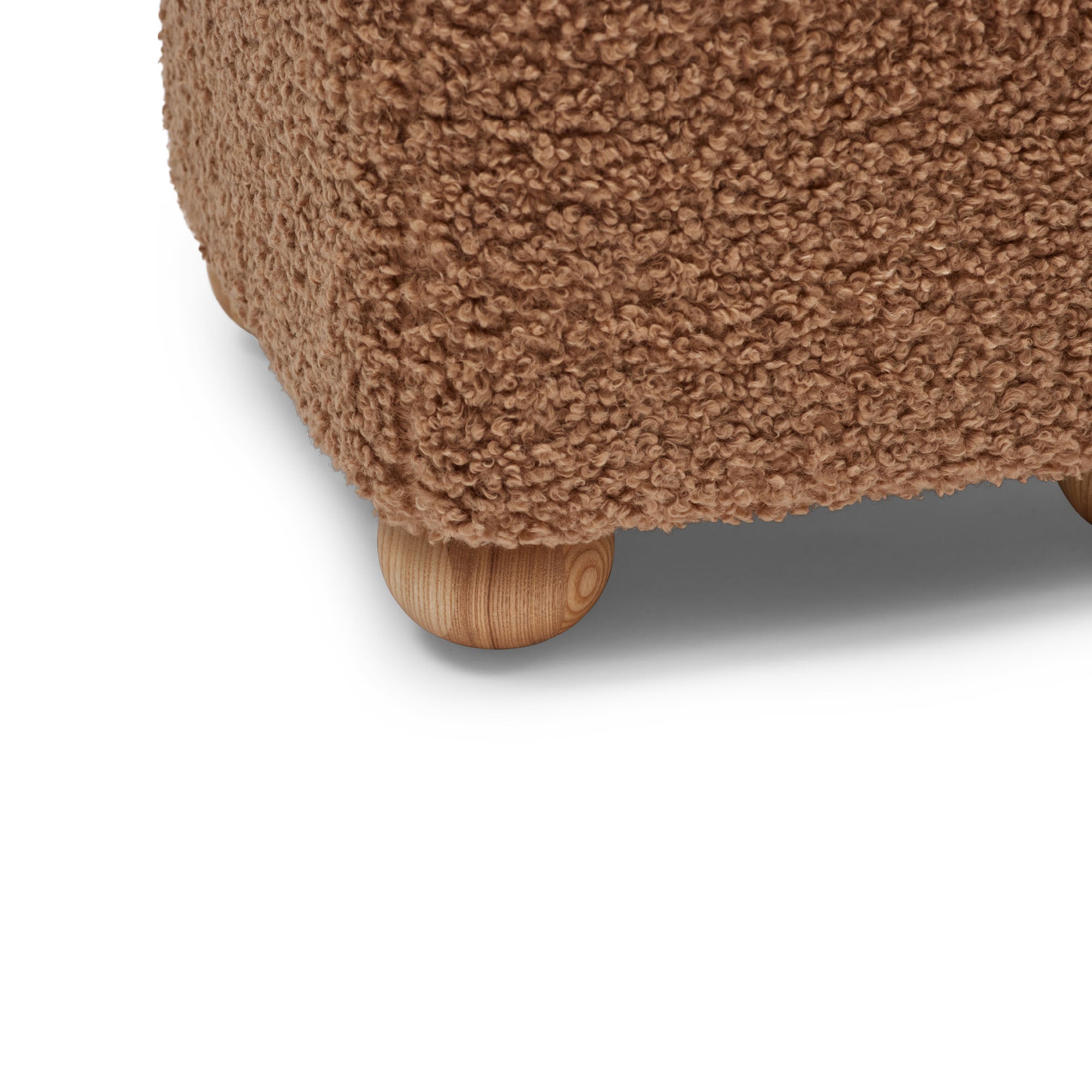 Teddy Ottoman Caramel