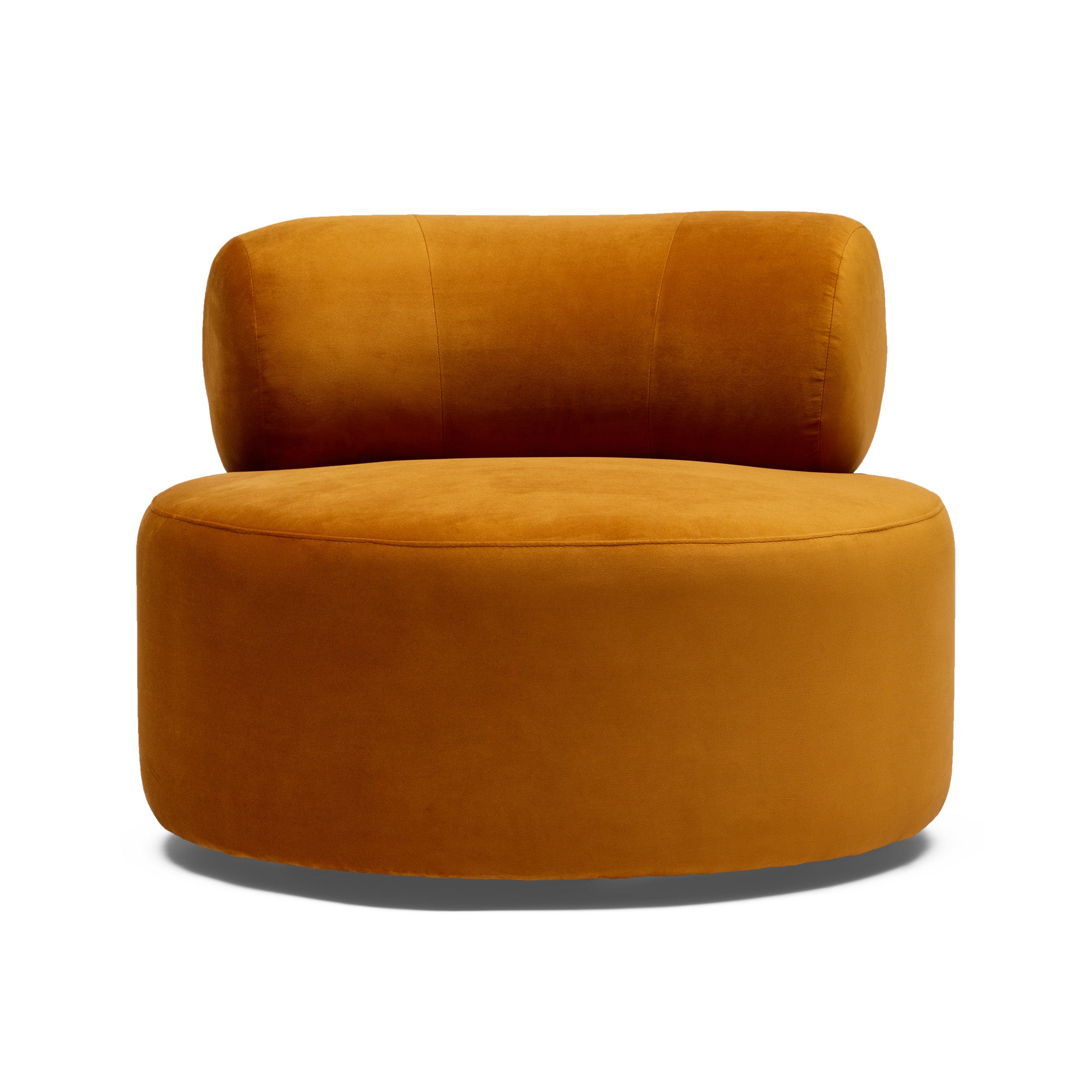 Hamish Swivel Chair Cognac