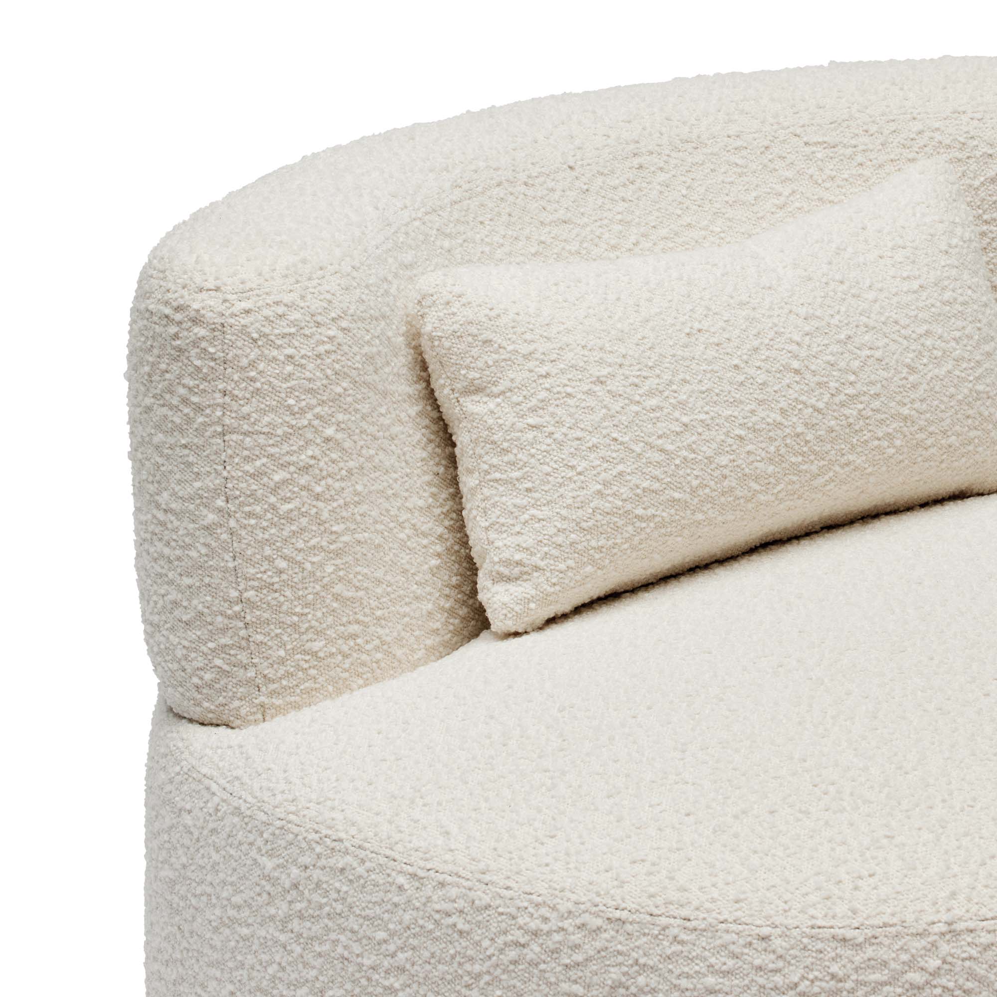 Claudia Swivel Chair Ivory