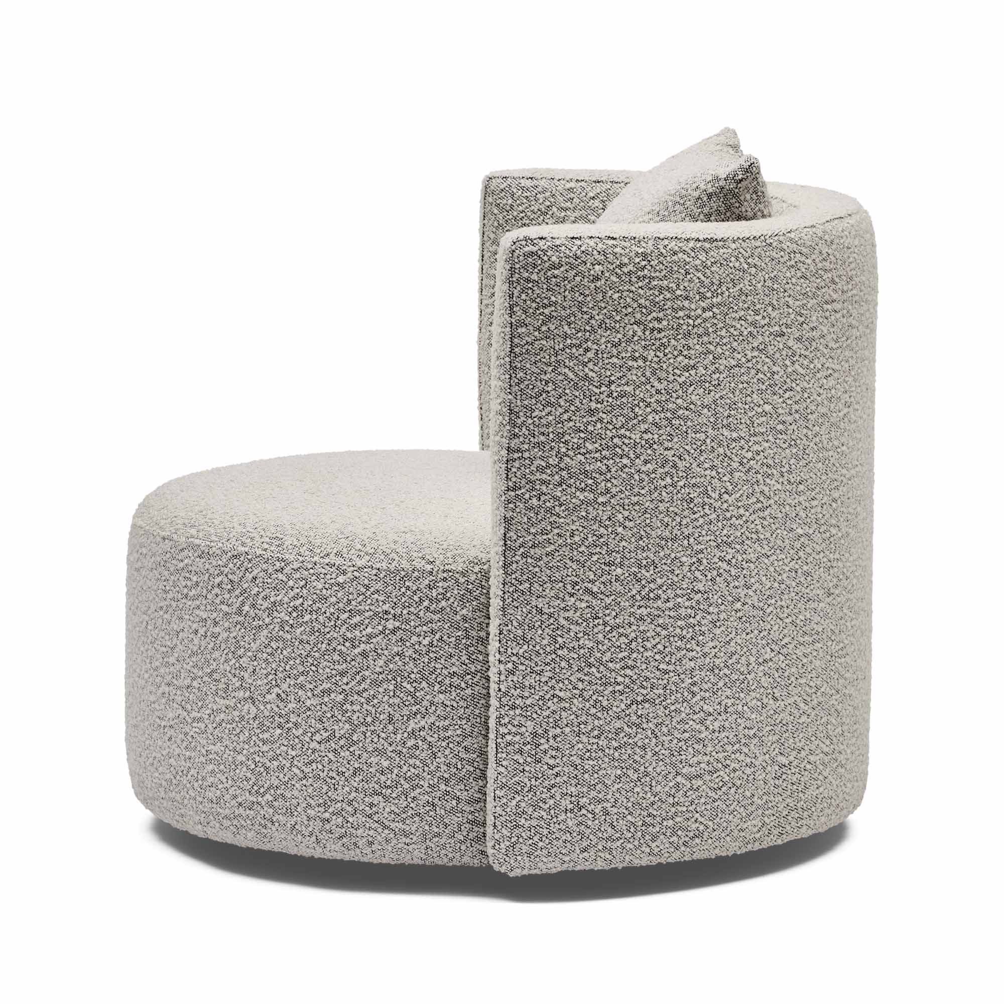 Helena Swivel Chair Black & Cream