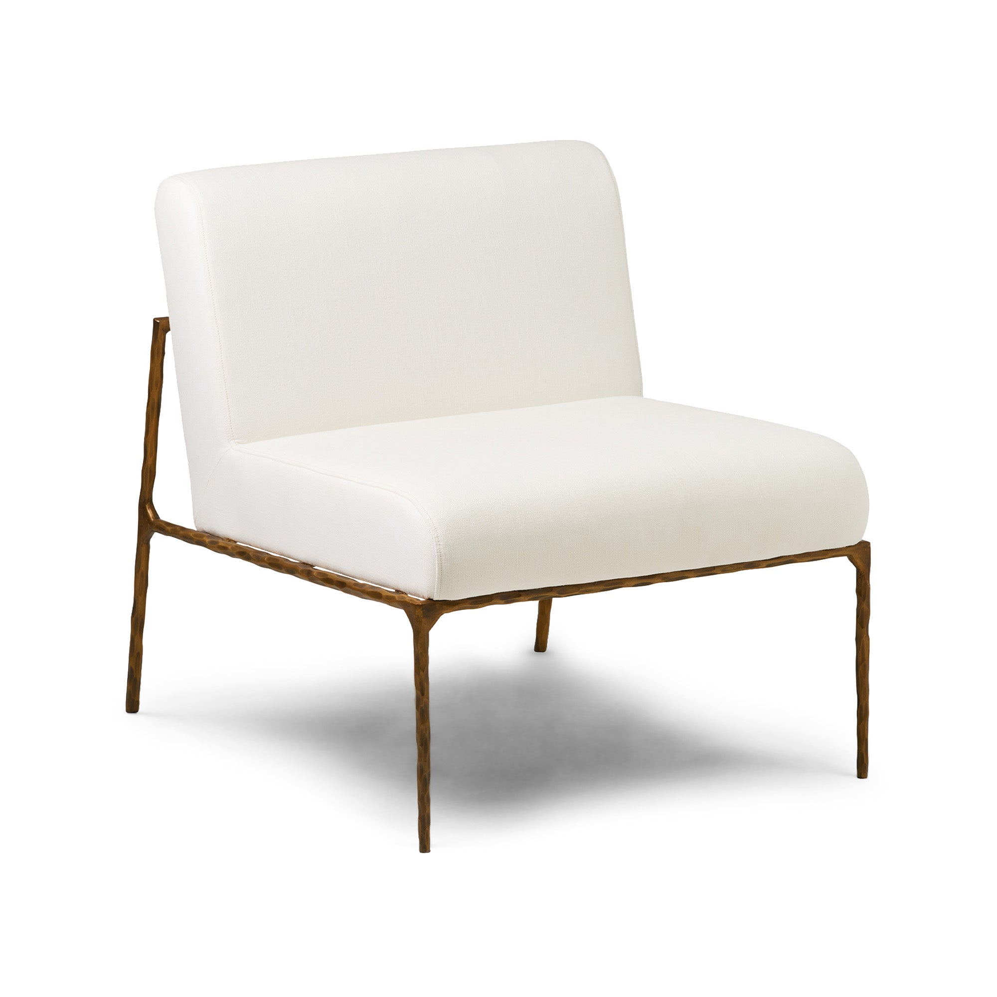 Mila Chair Ivory & Gold