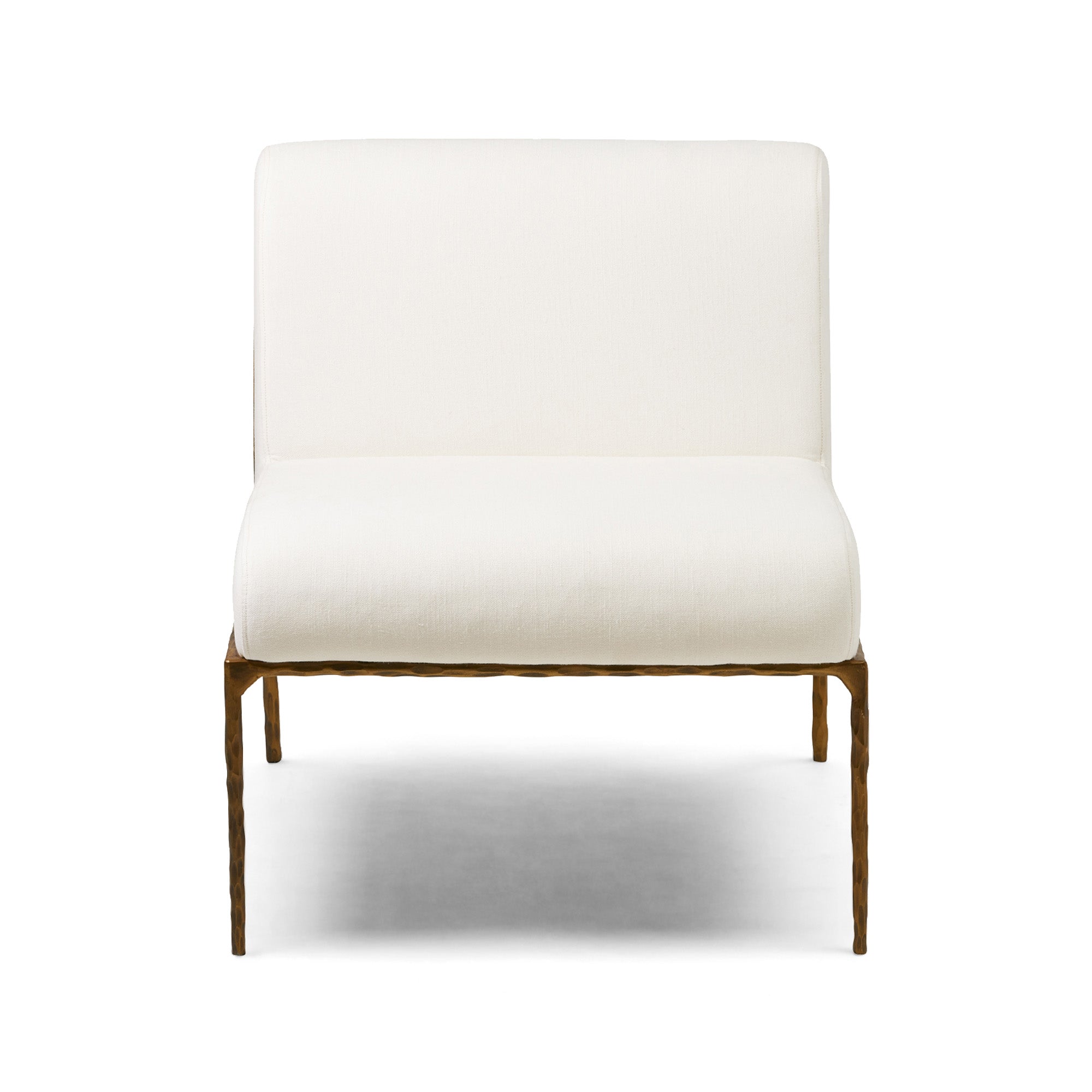 Mila Chair Powder White & Gold