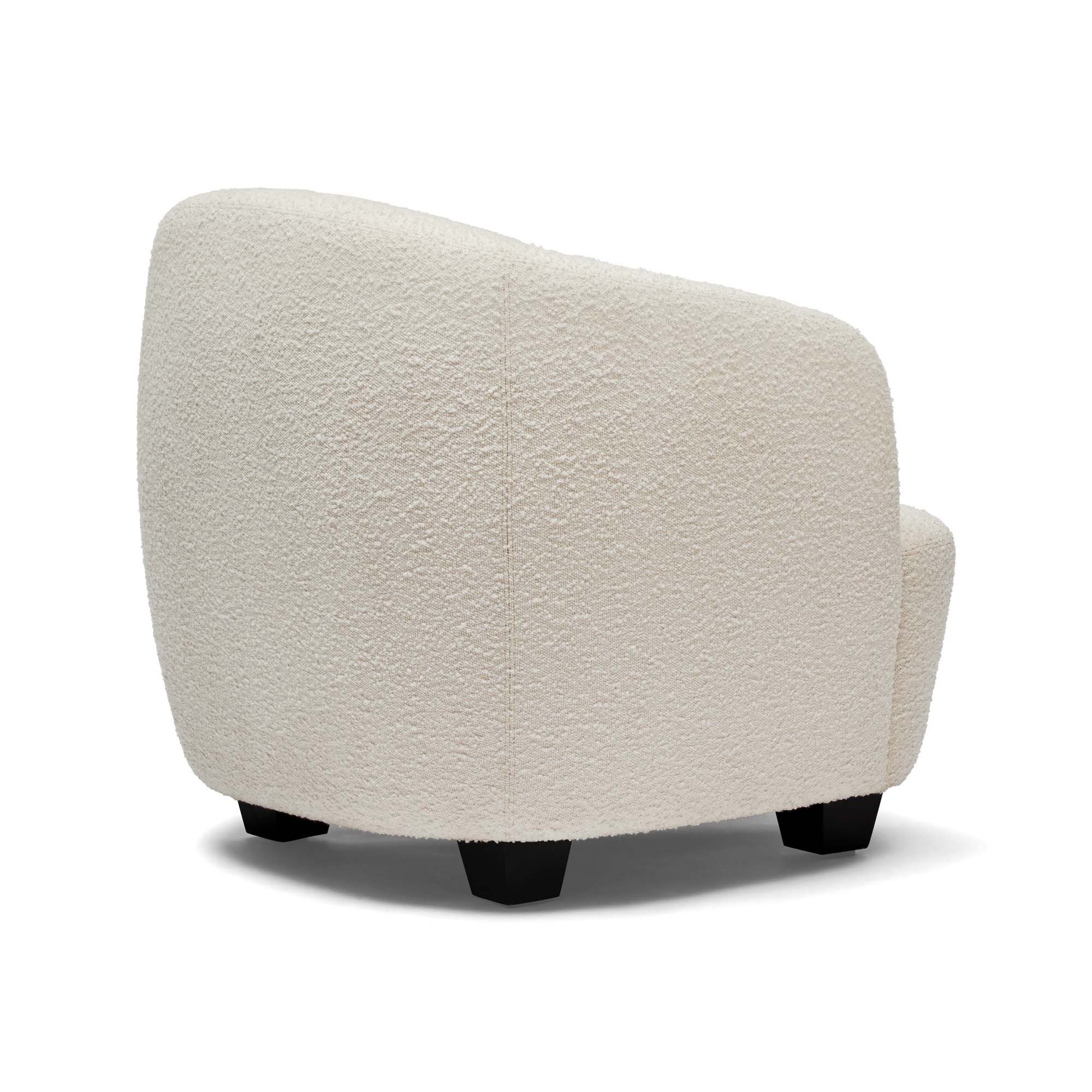Carey Curved Chair Ivory