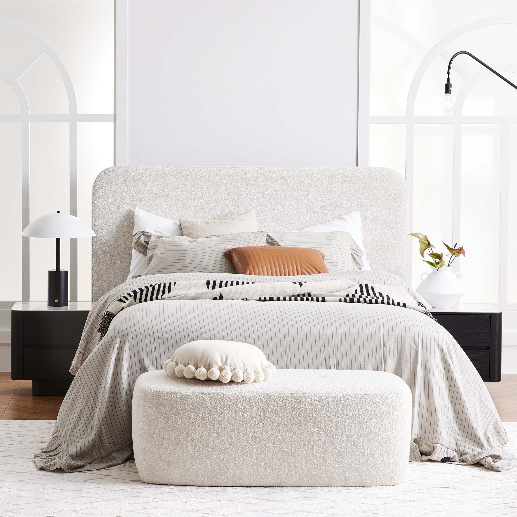 Palome Bedhead King Cream