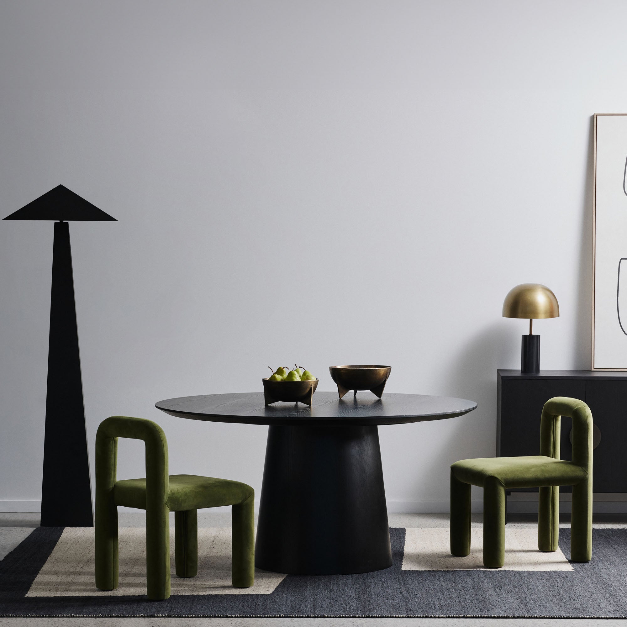 Zara Dining Chair Olive