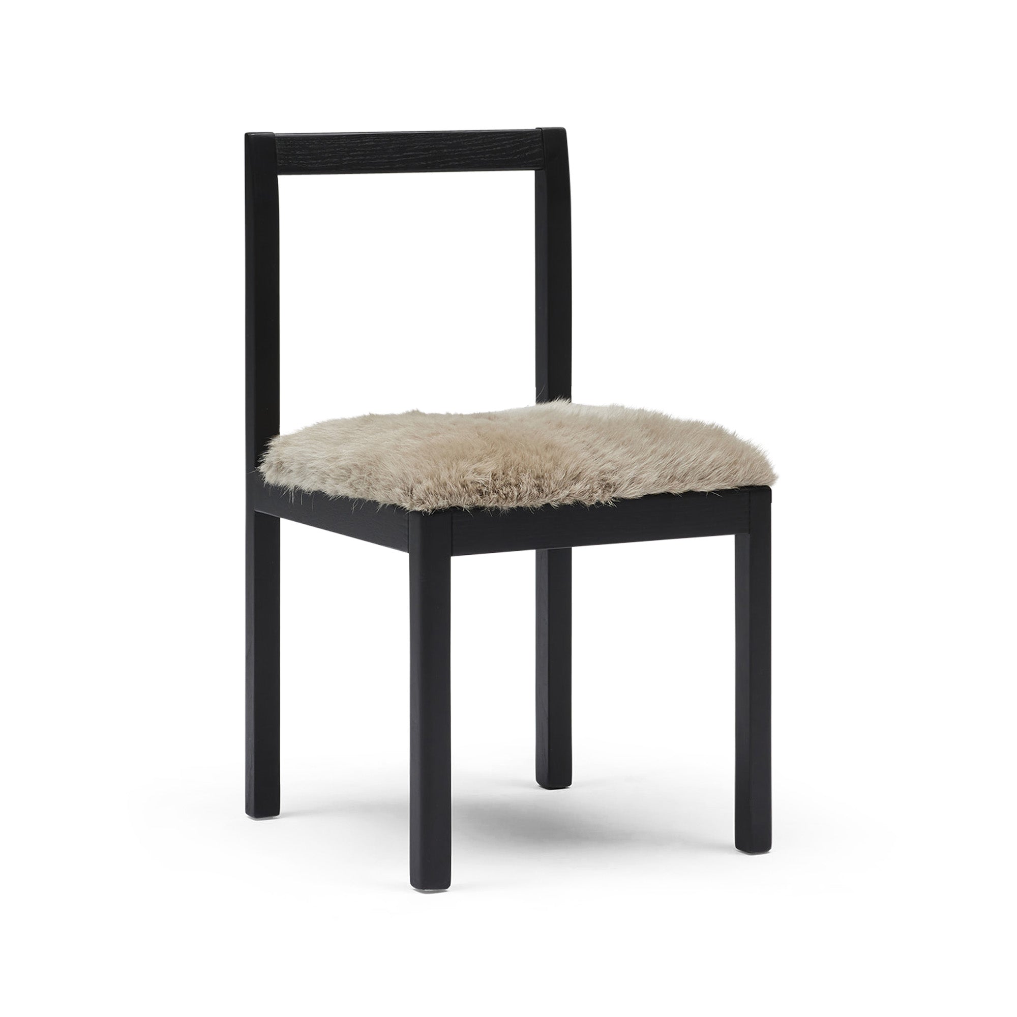 Subo Dining Chair Grey Goat Skin