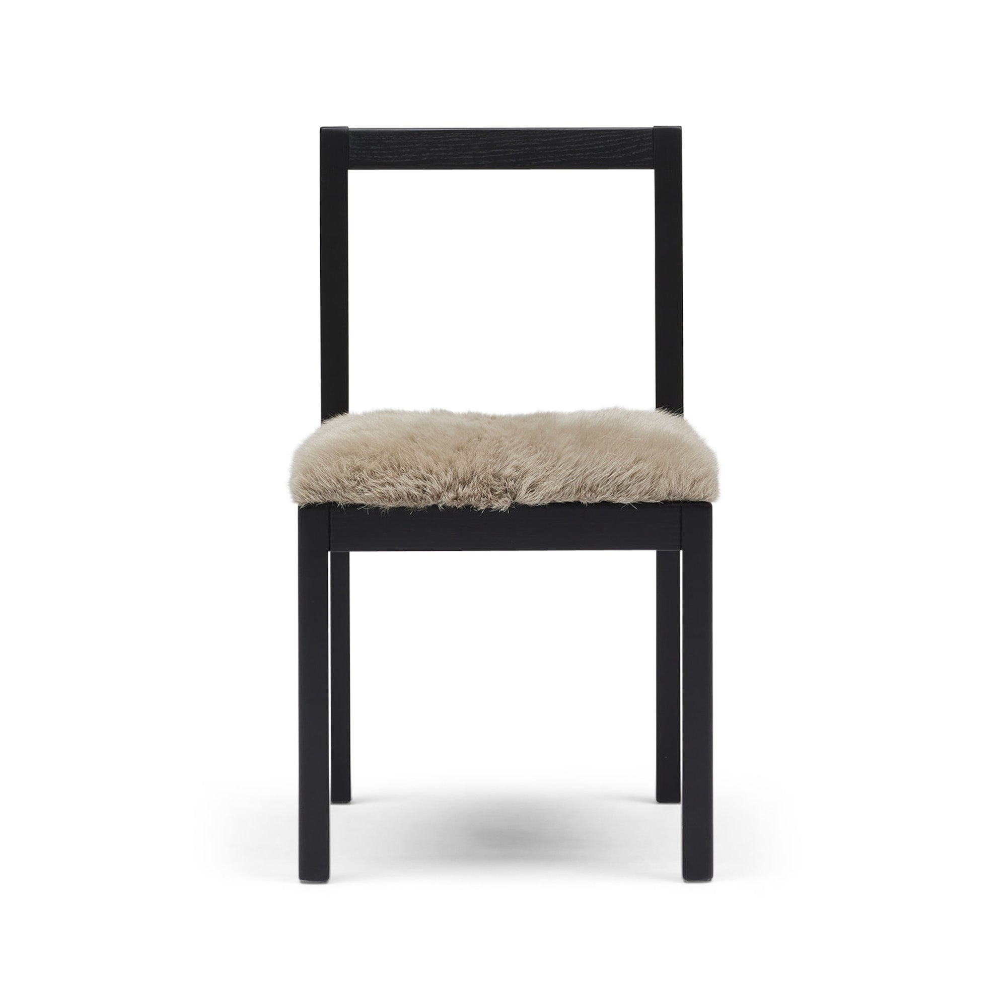 Subo Dining Chair Grey Goat Skin