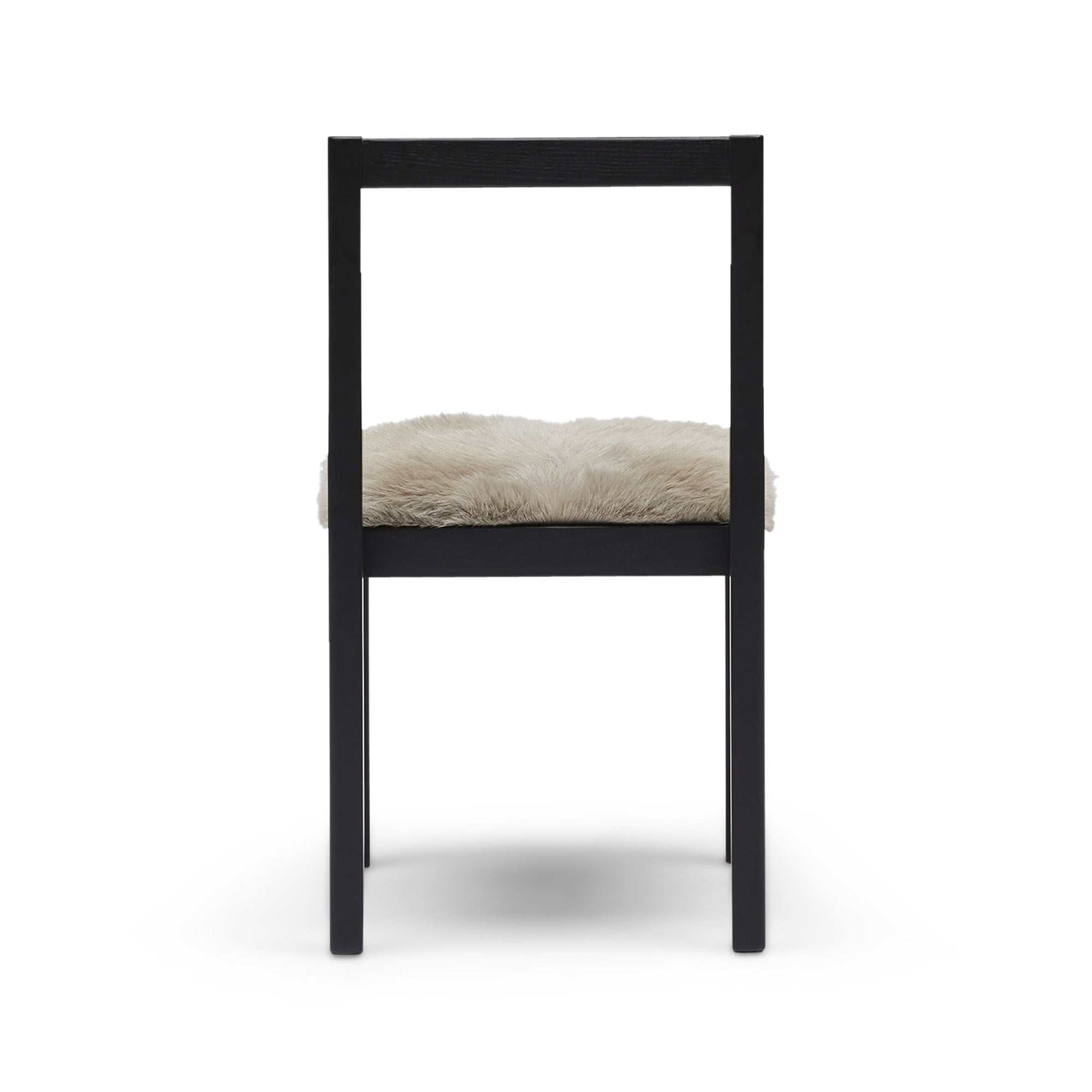 Subo Dining Chair Grey Goat Skin