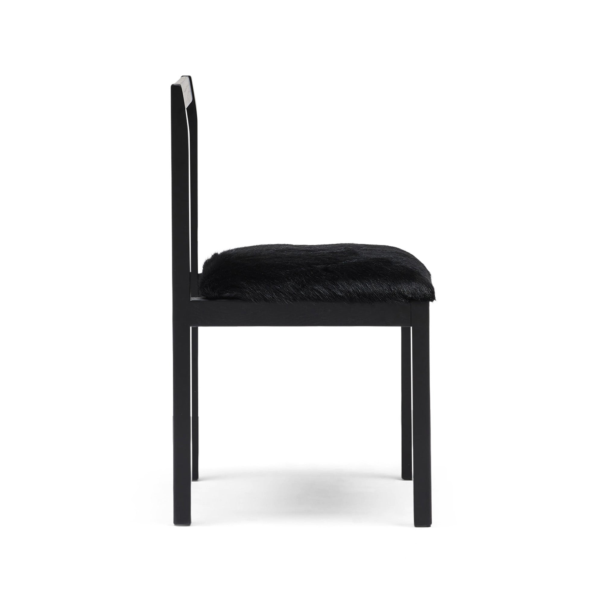 Subo Dining Chair Black Goat Skin