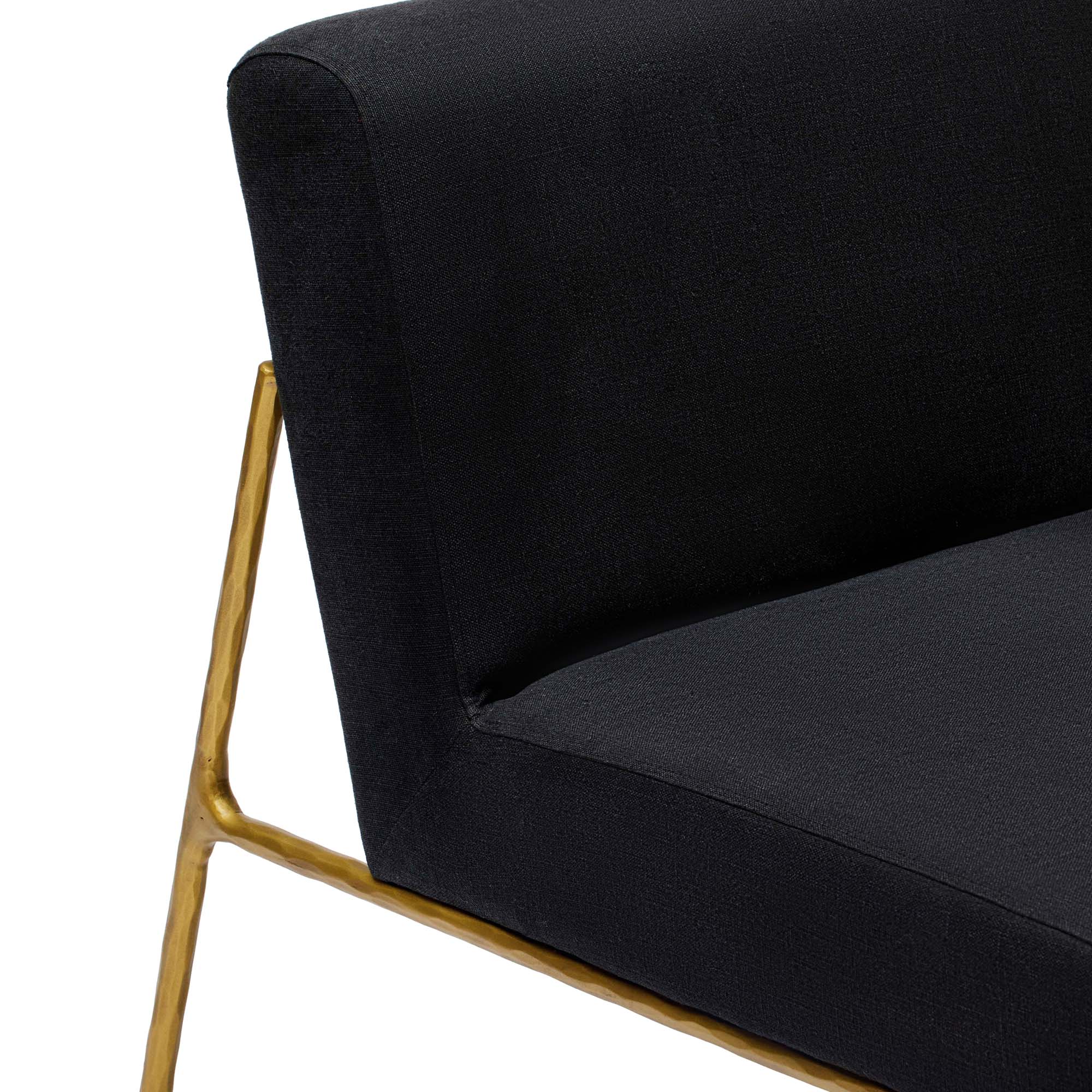 Mila Chair Black & Gold