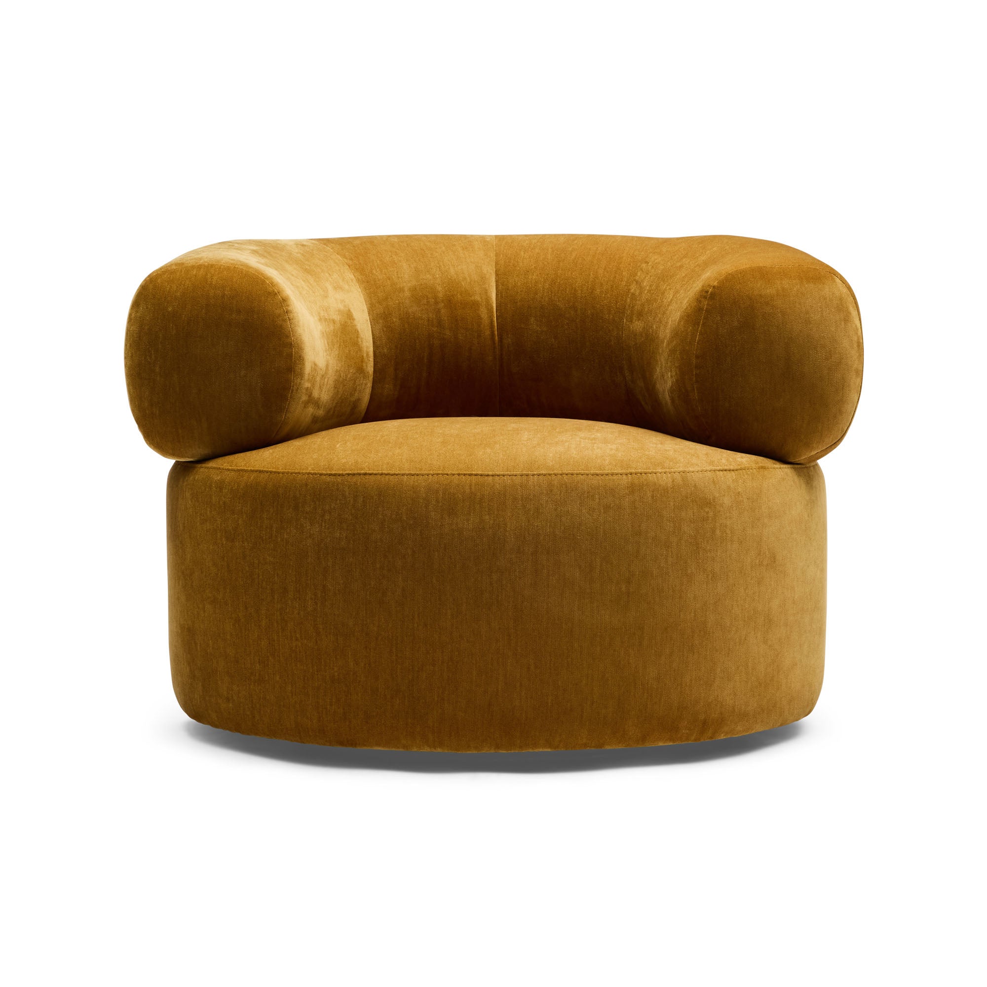 Gaia Swivel Chair Caramel