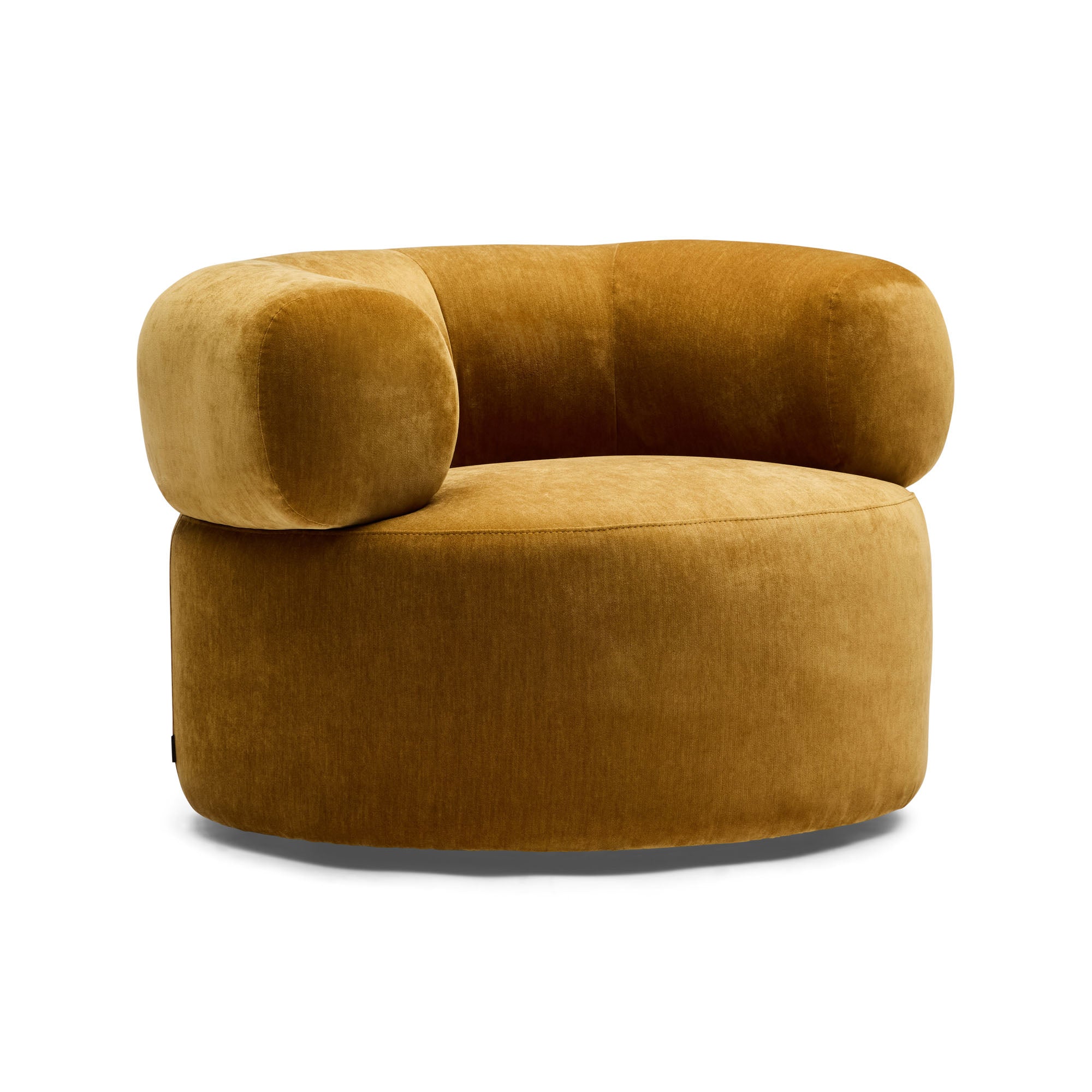 Gaia Swivel Chair Caramel