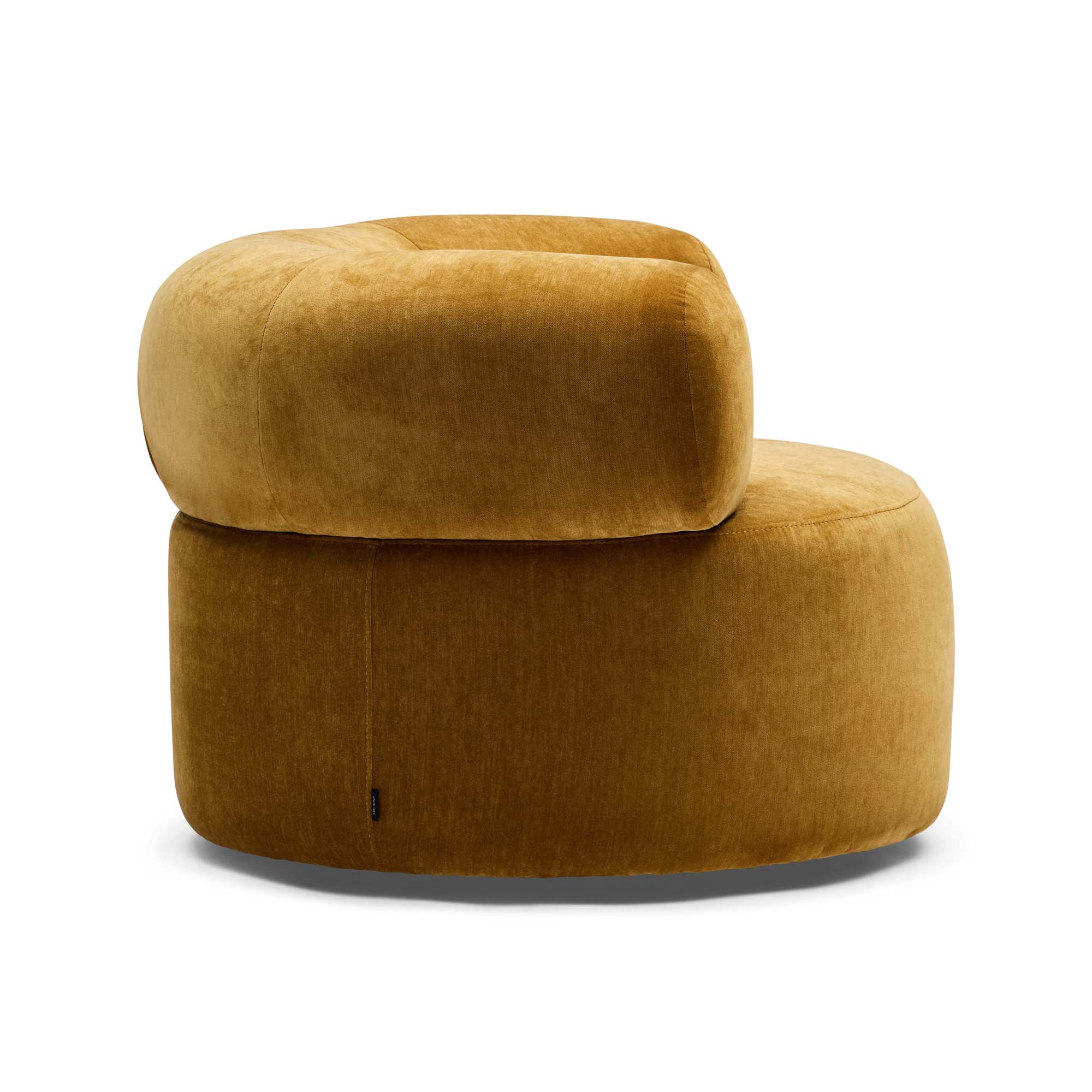 Gaia Swivel Chair Caramel