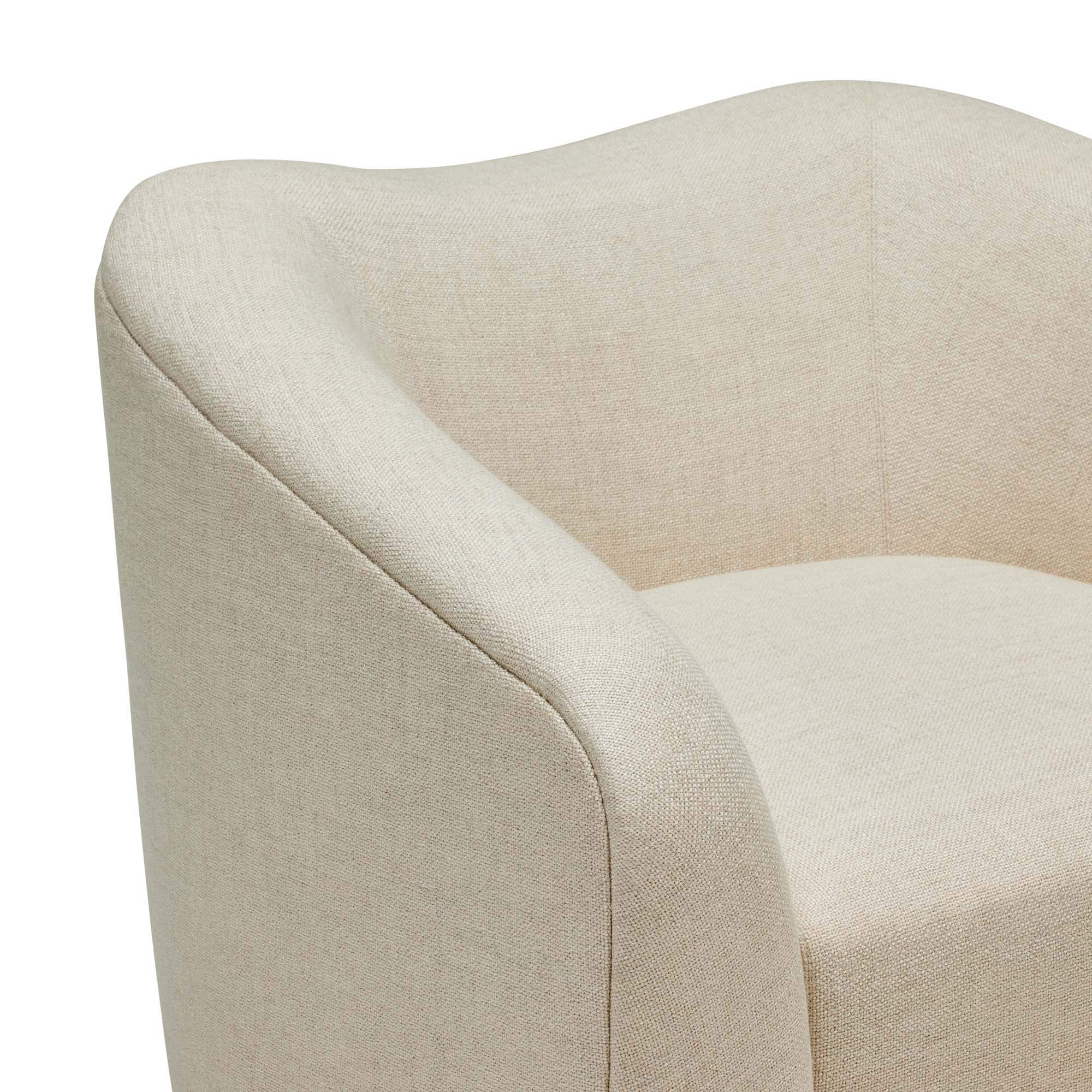 Muse Swivel Chair Ivory