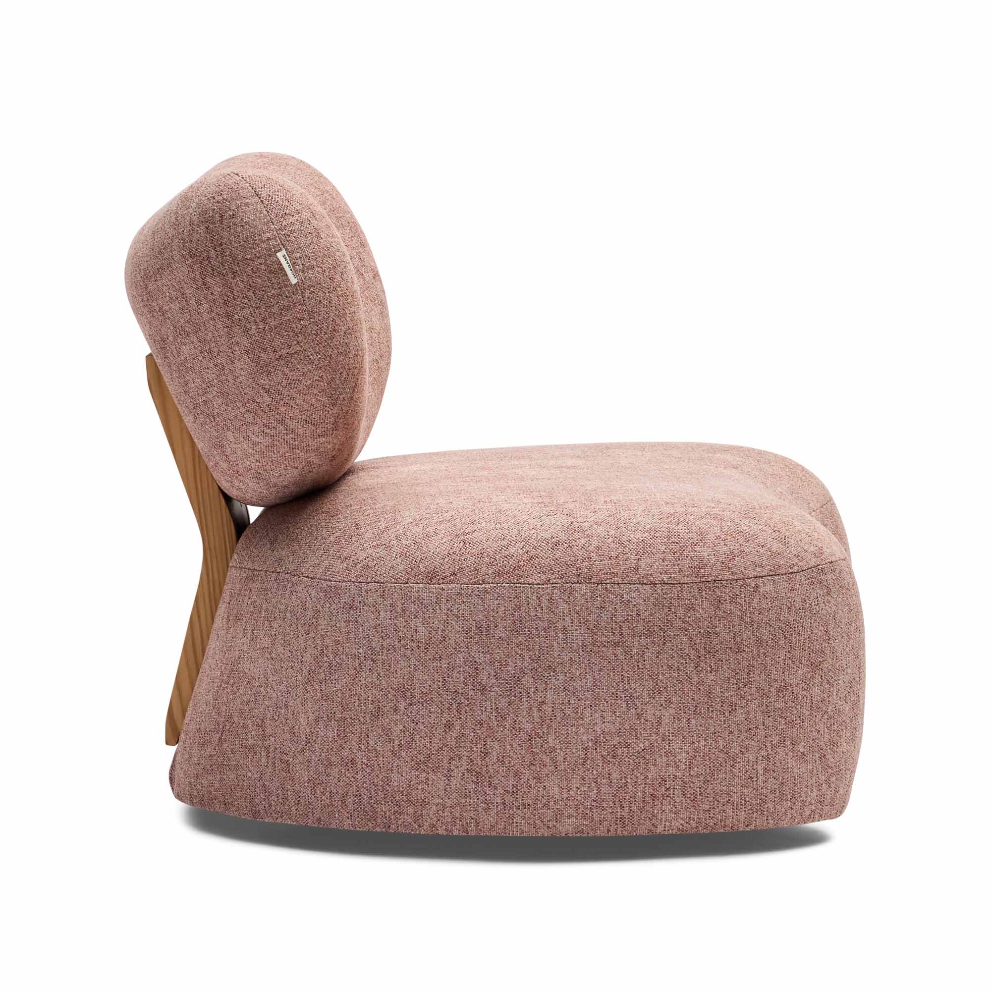 Almos Swivel Chair Berry