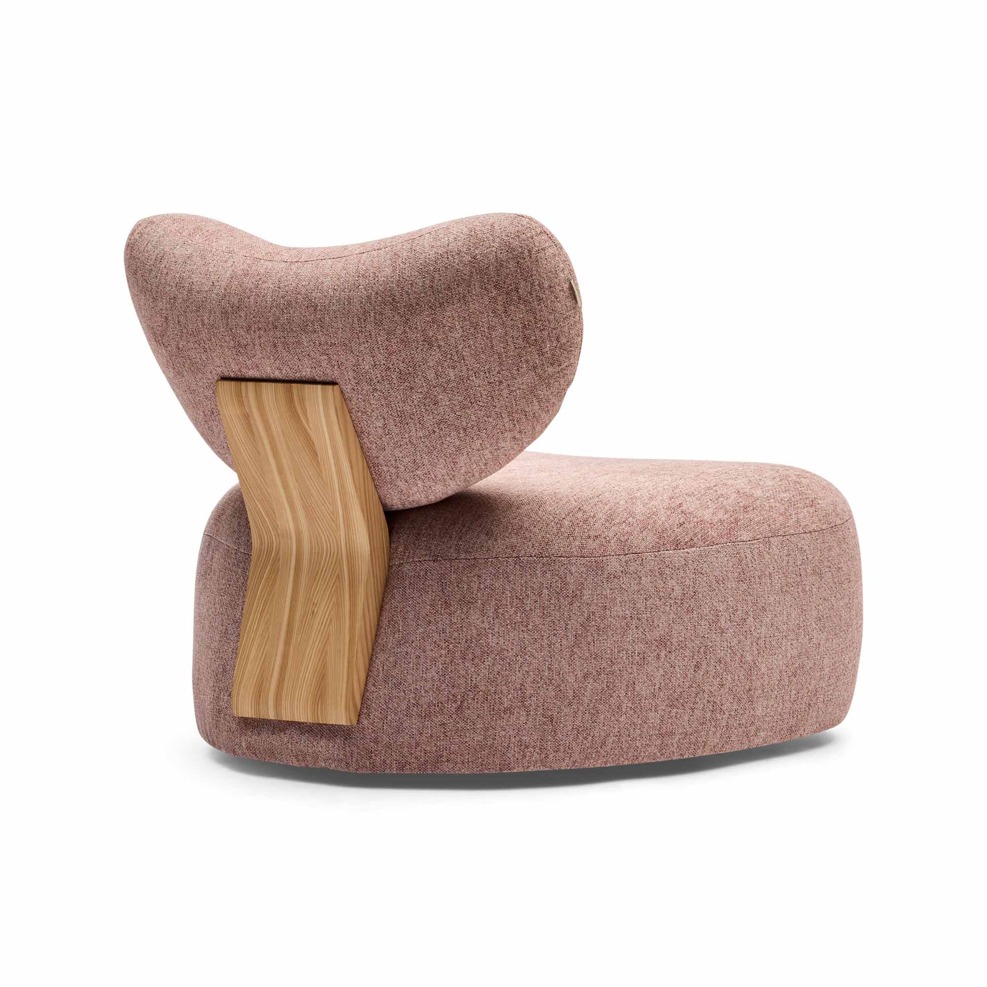 Almos Swivel Chair Berry