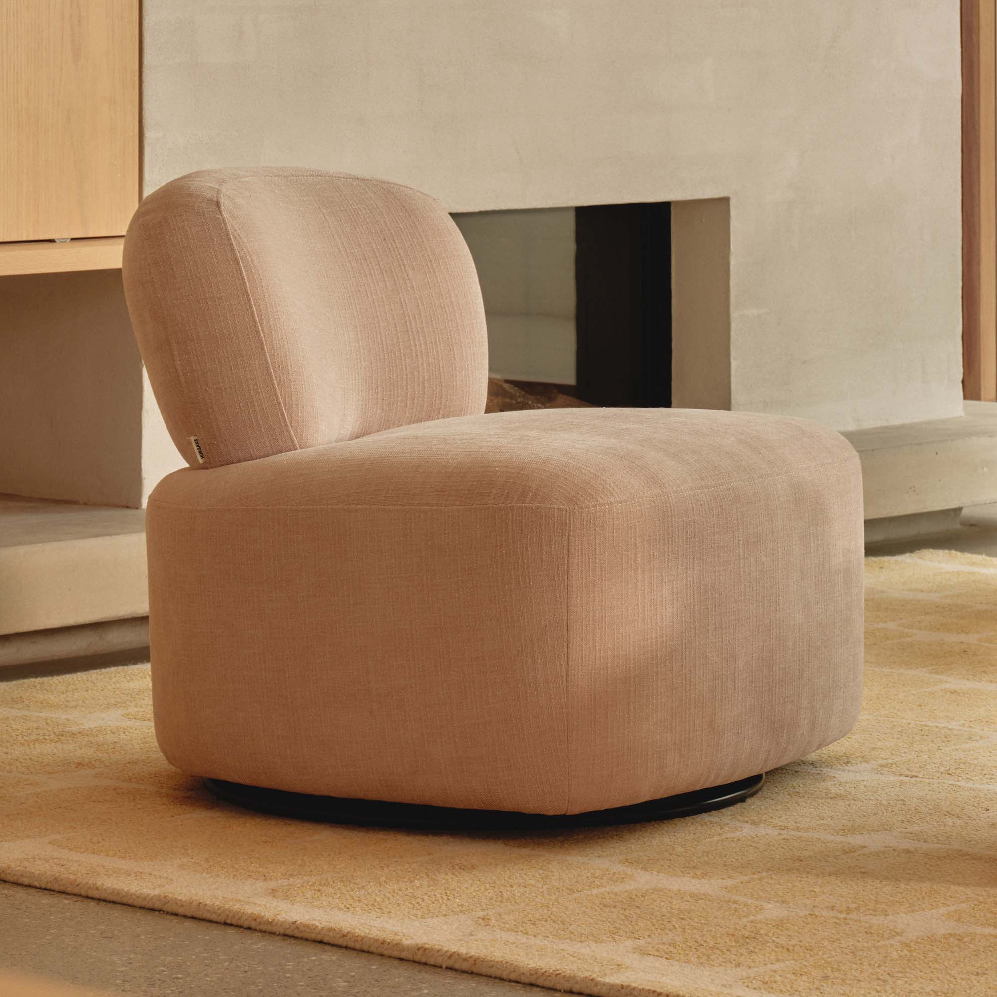 Emery Swivel Chair Flagstone